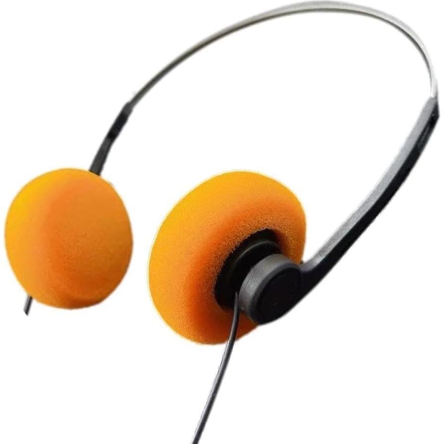 Auriculares Retro Naranja Jinshining Sobre La Oreja Hi-Fi