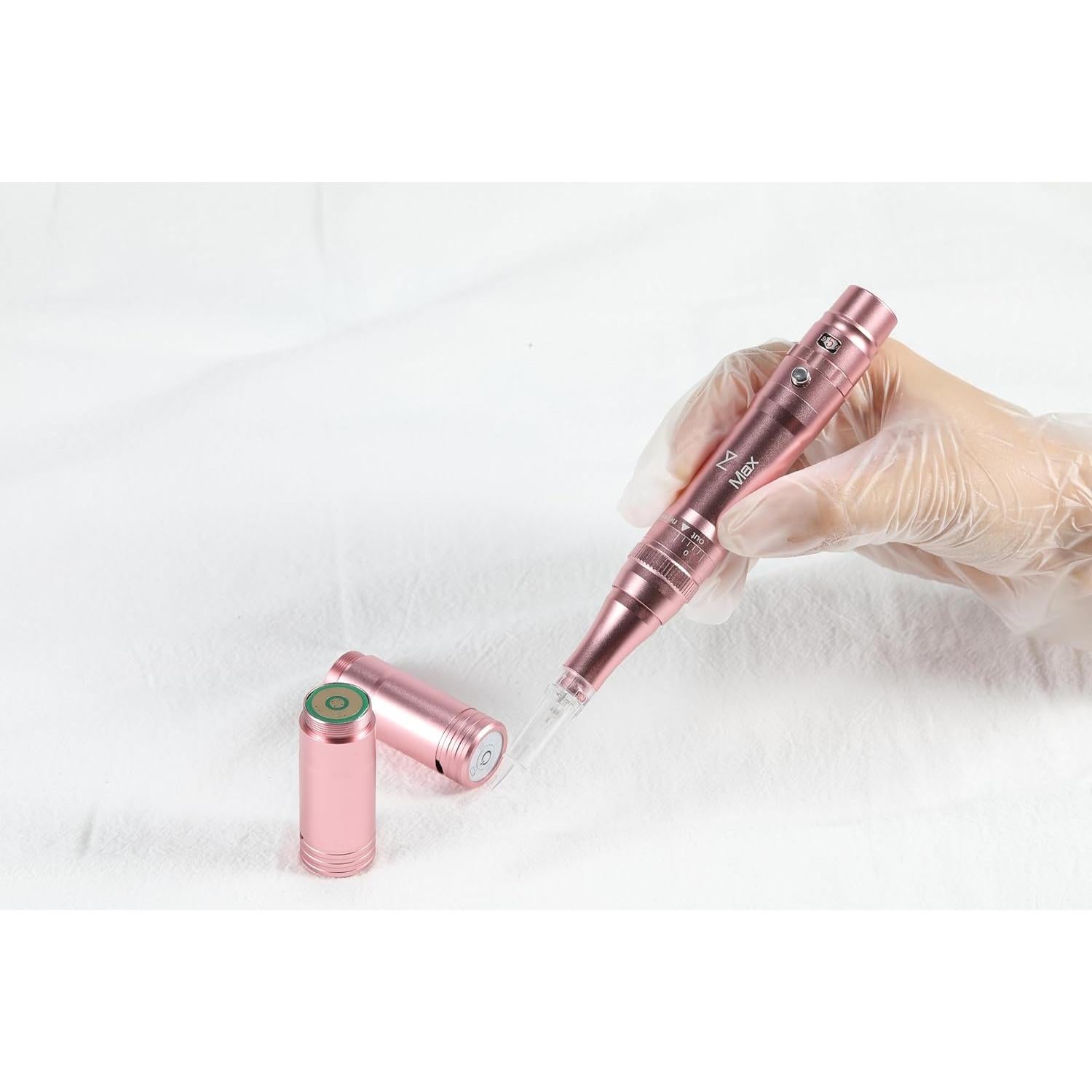 Máquina de Maquillaje Permanente Mellie MAX Rosa 15 Piezas