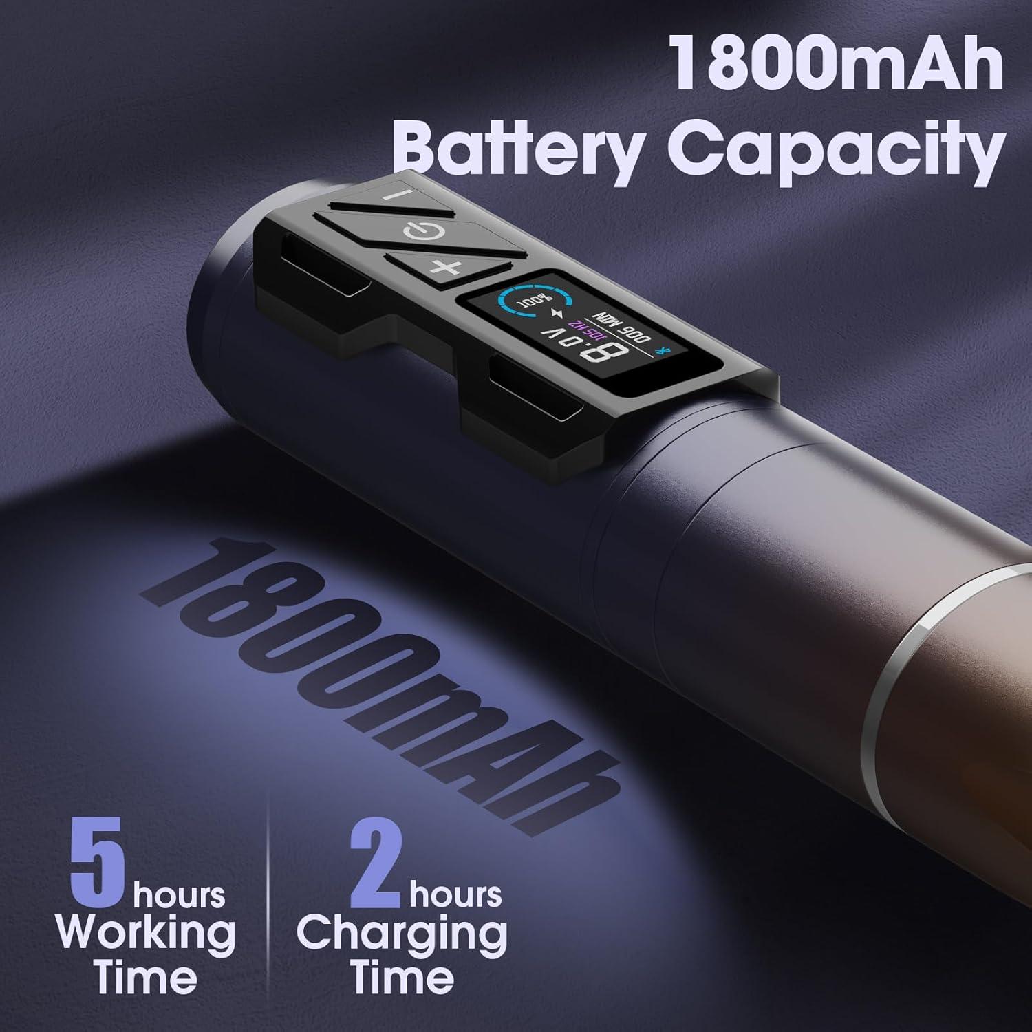 Kit de Tatuaje INKin CL4 Inalámbrico 2 Baterías 1800mAh