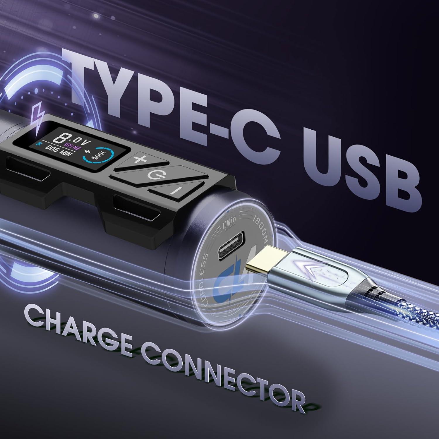 Kit de Tatuaje INKin CL4 Inalámbrico 2 Baterías 1800mAh