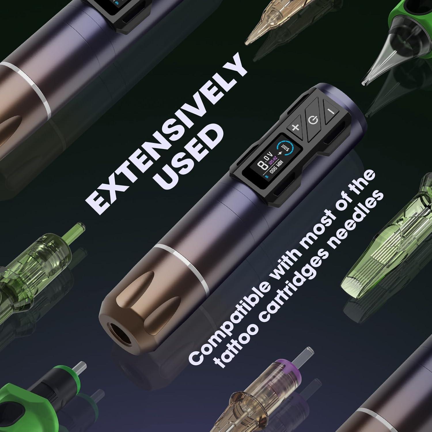 Kit de Tatuaje INKin CL4 Inalámbrico 2 Baterías 1800mAh