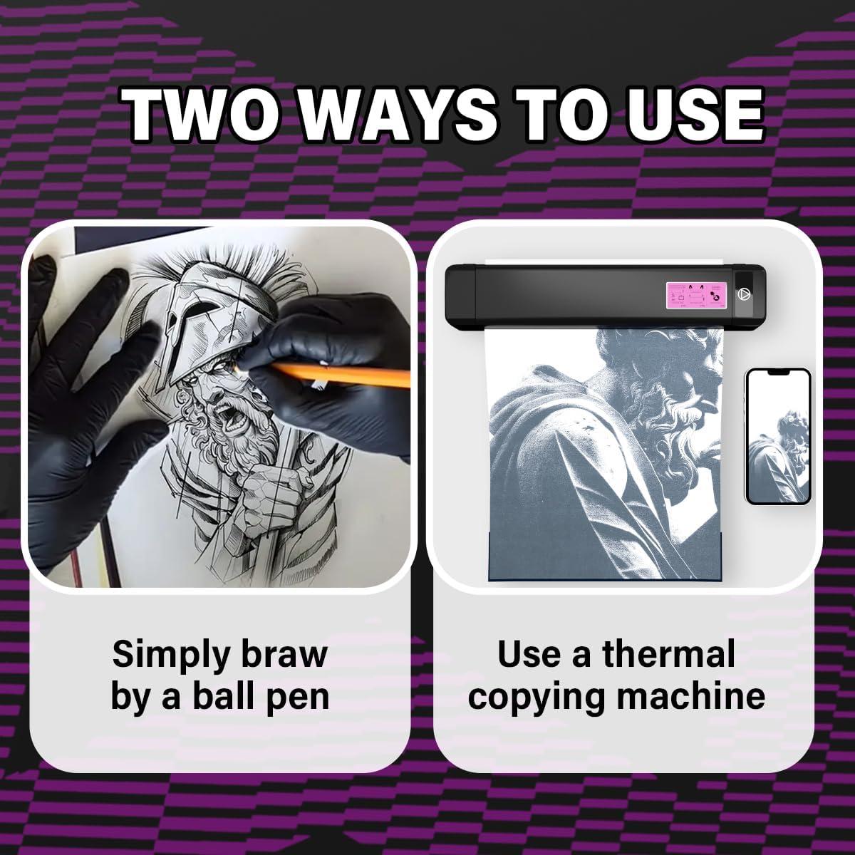 Papel de Transferencia para Tatuajes OZER A4 x 50 Hojas