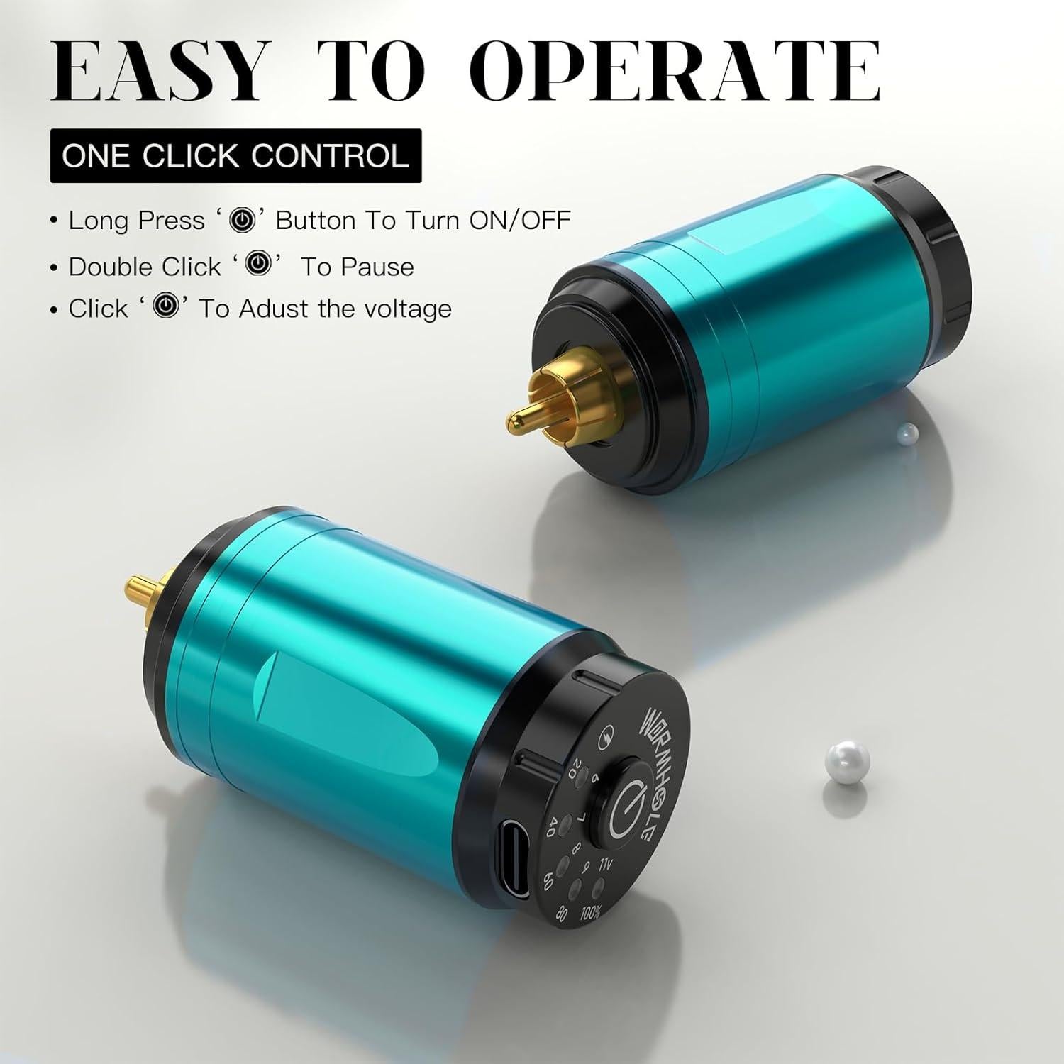 Kit de Tatuaje Inalámbrico Wormhole WTK269 Completo