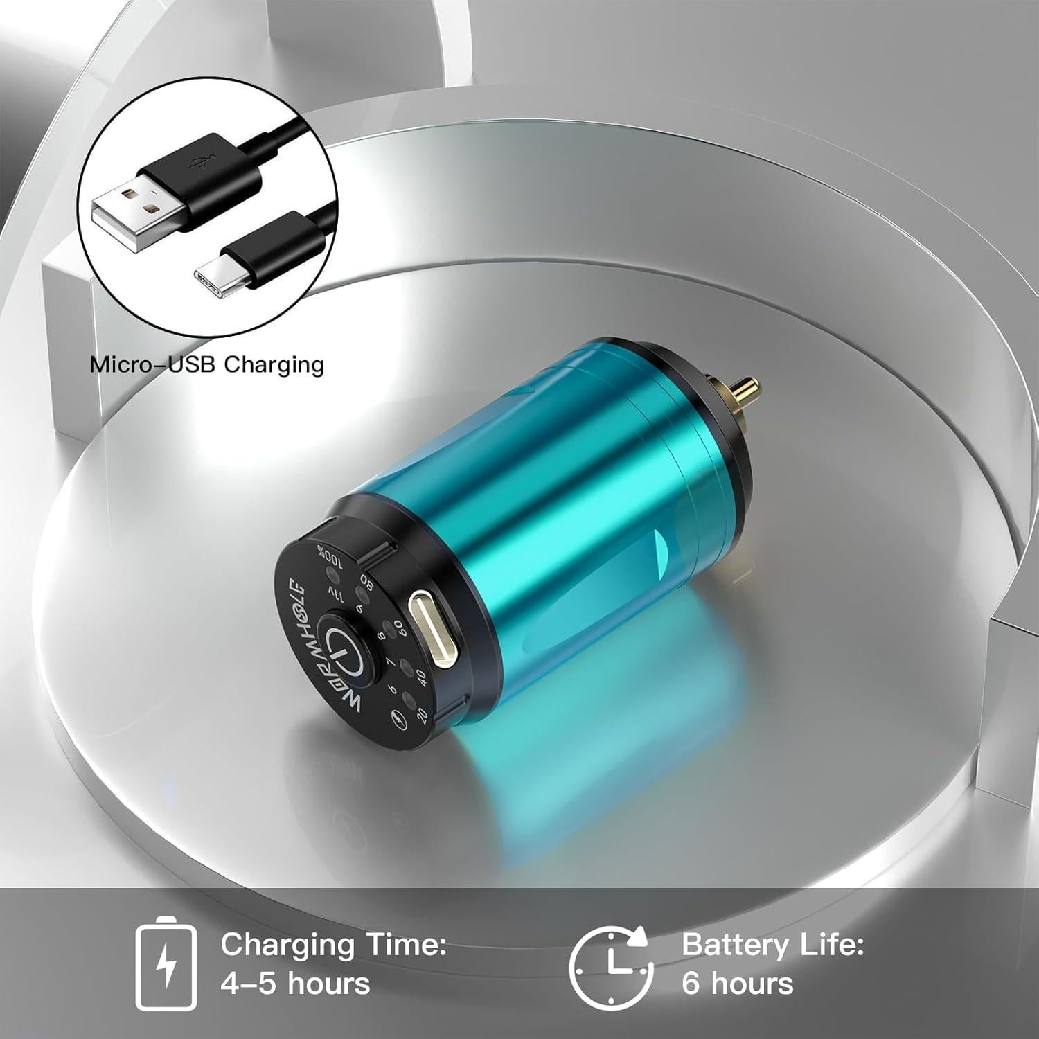 Kit de Tatuaje Inalámbrico Wormhole WTK269 Completo