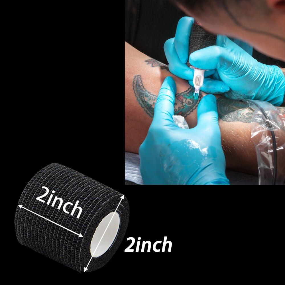 Cinta Vendaje Autoadhesiva 6 Pcs 5,08 cm x 4,57 m para Tatuajes