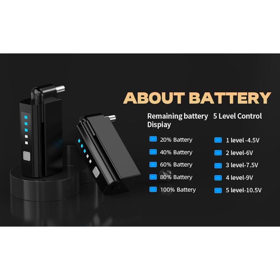 Kit de Tatuaje Nazzor Inalámbrico con 2 Baterías y 20 Agujas