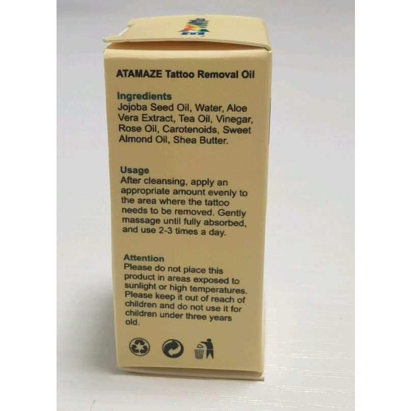 Aceite Natural para Remoción de Tatuajes ATAMAZE 40g