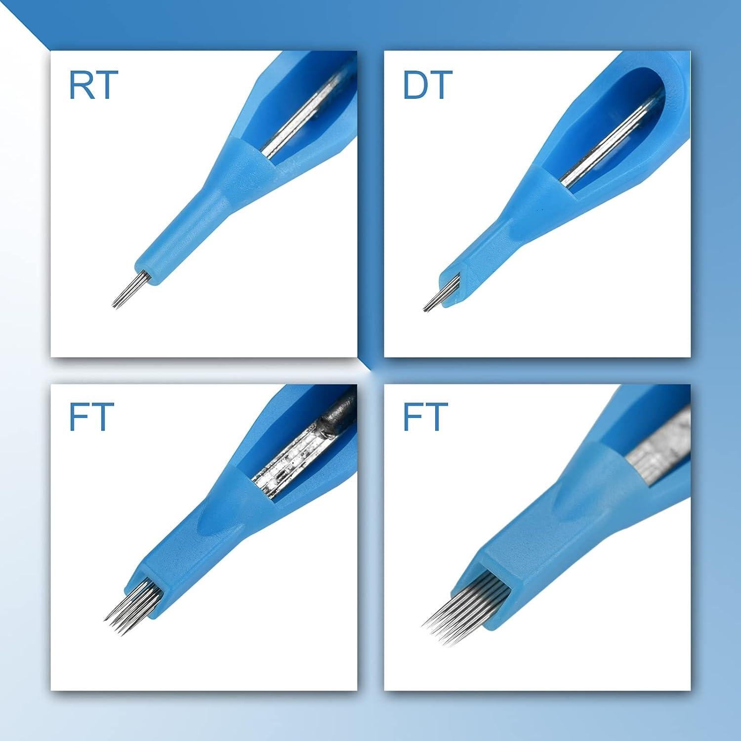 Juego de Agujas y Puntas de Tatuaje JimKing 100pcs Estériles