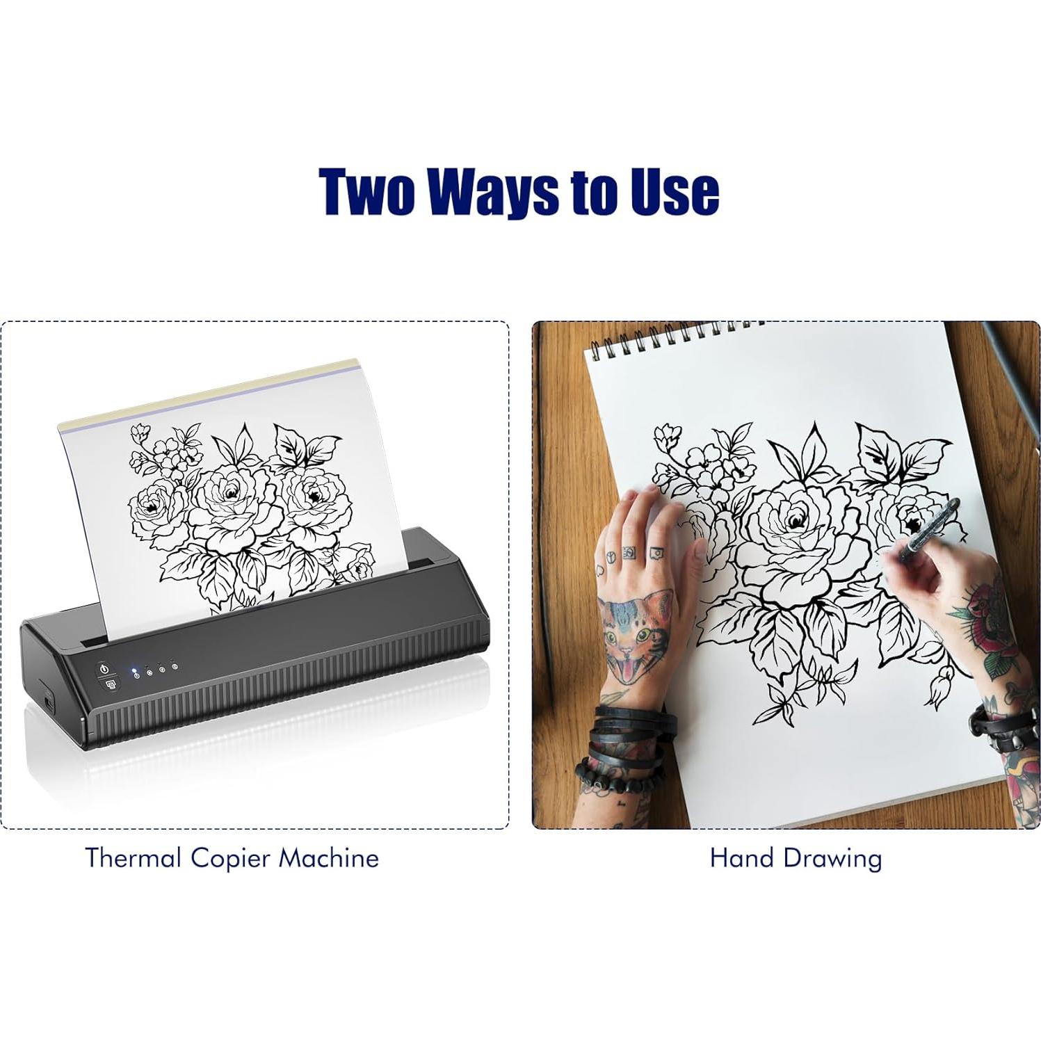 Papel de Transferencia de Tatuaje BIOMASER A4 50 Hojas