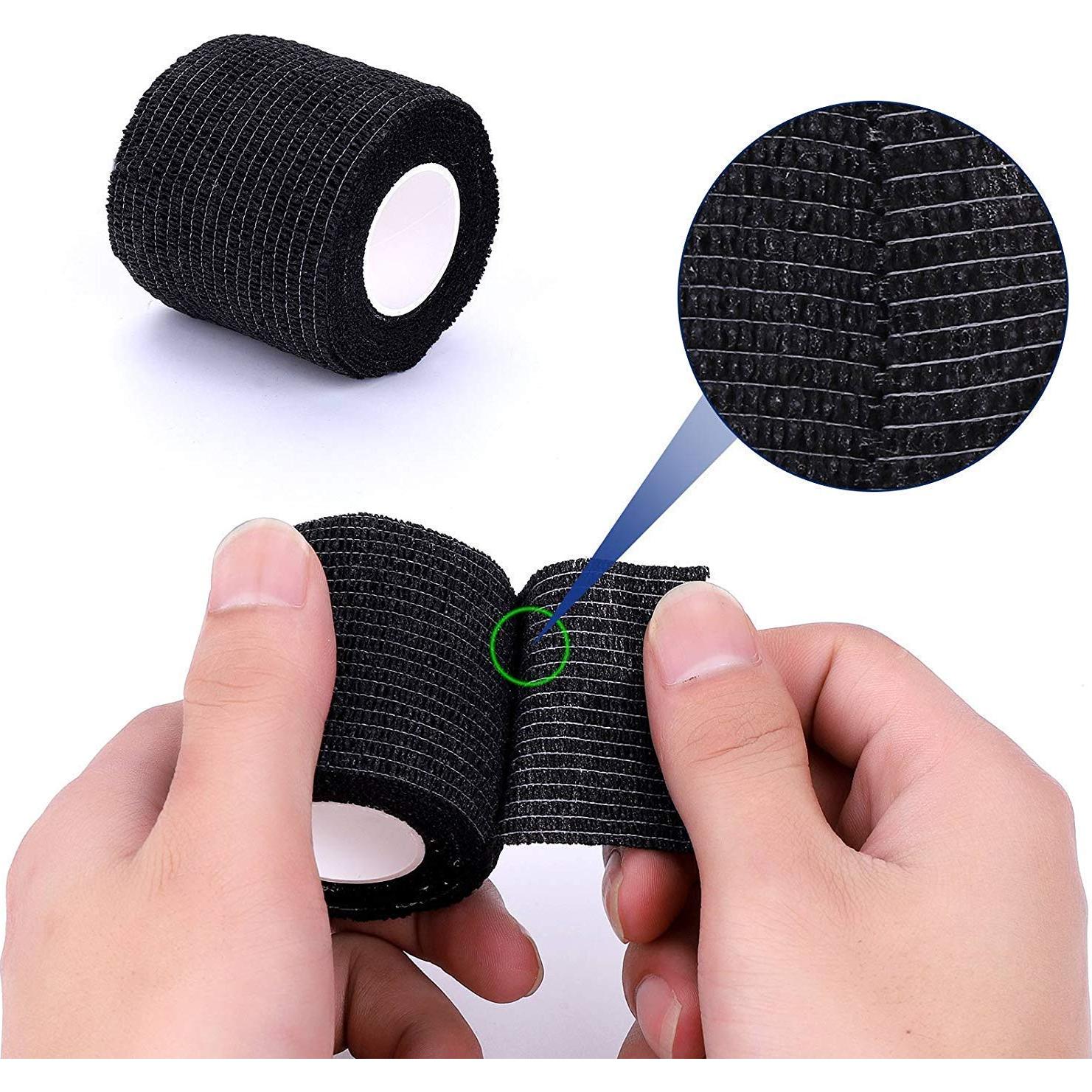 Venda Autoadhesiva para Tatuajes Jconly 24PCS 5m Negra