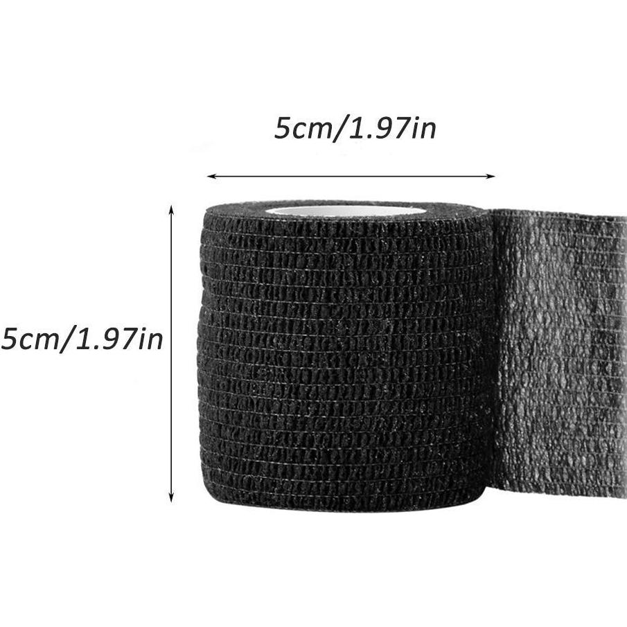 Venda Autoadhesiva para Tatuajes Jconly 24PCS 5m Negra