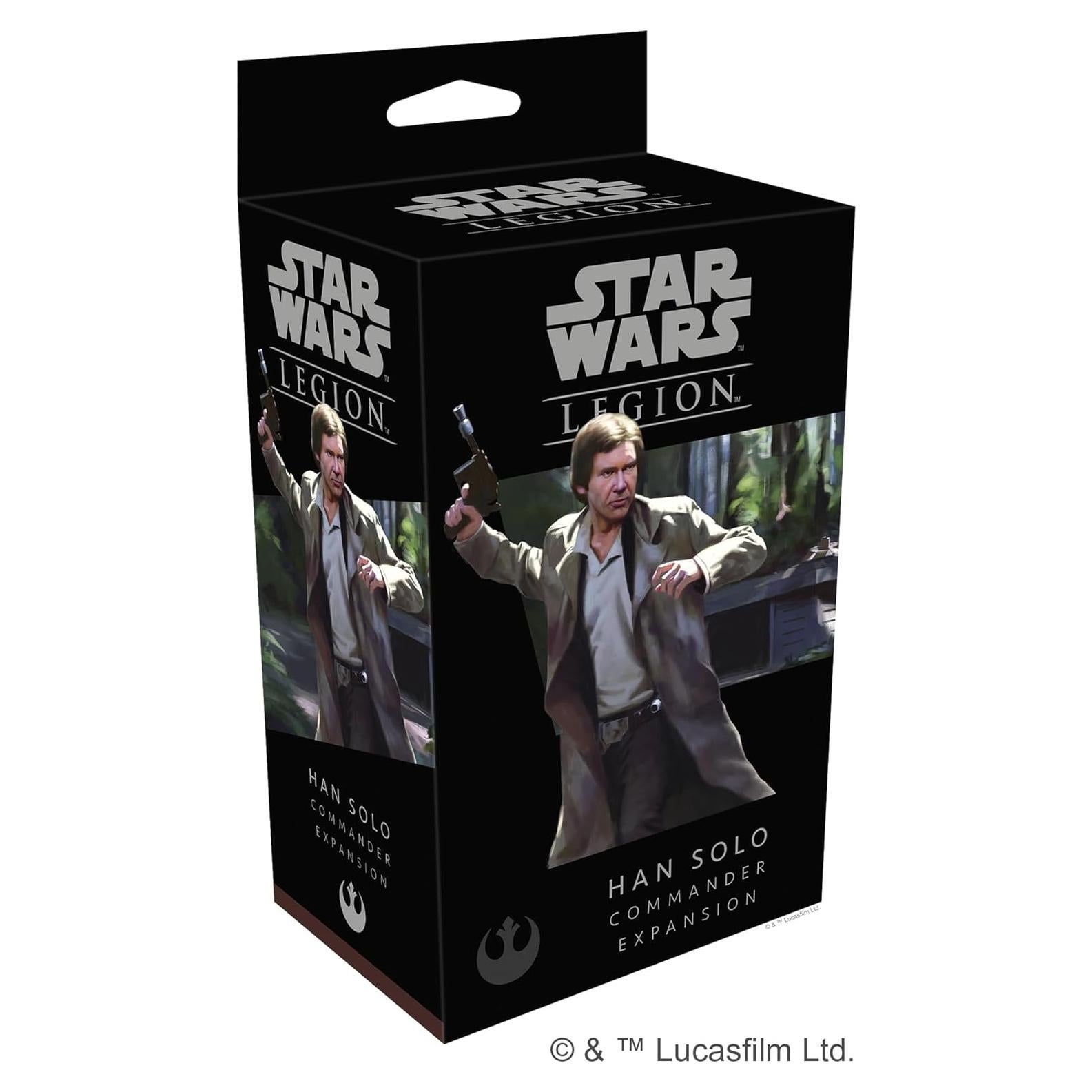 Star Wars: Legion Han Solo Expansión Comandante Miniatura