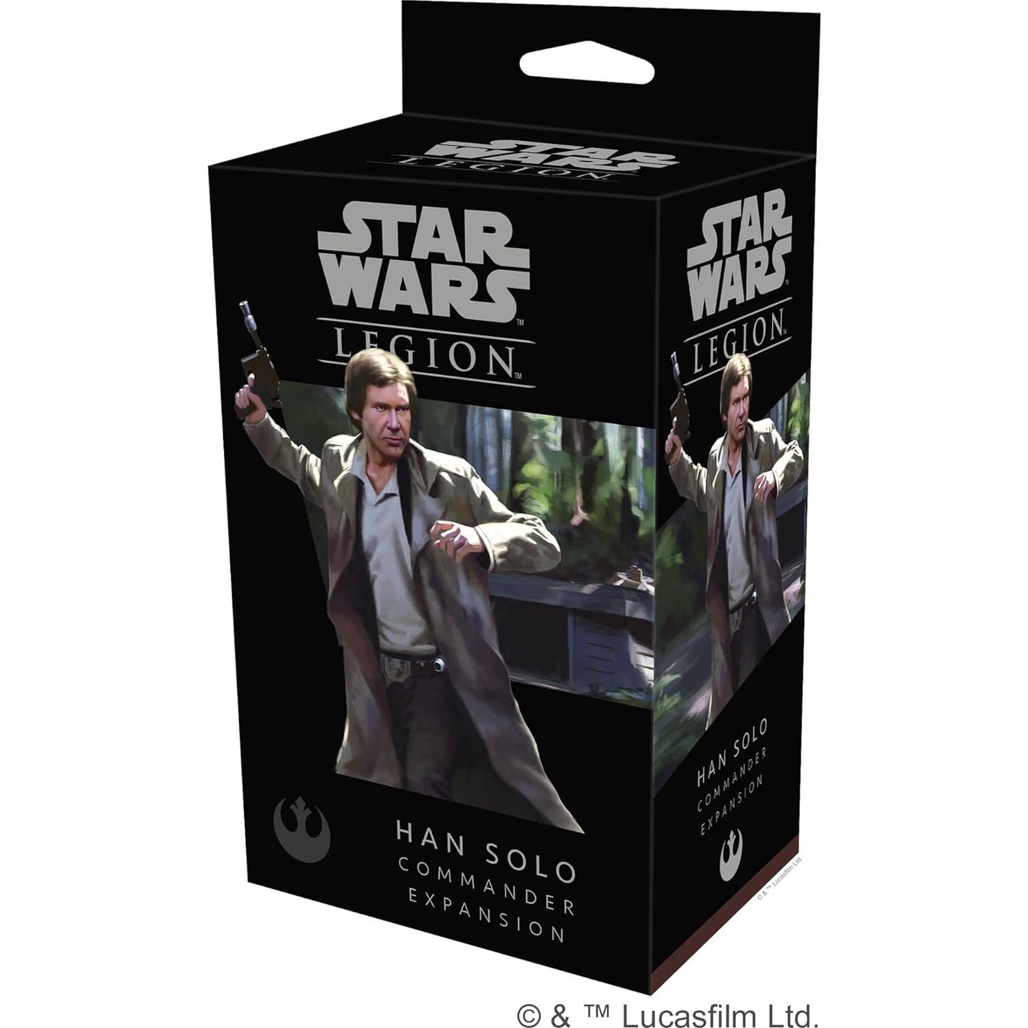 Star Wars: Legion Han Solo Expansión Comandante Miniatura