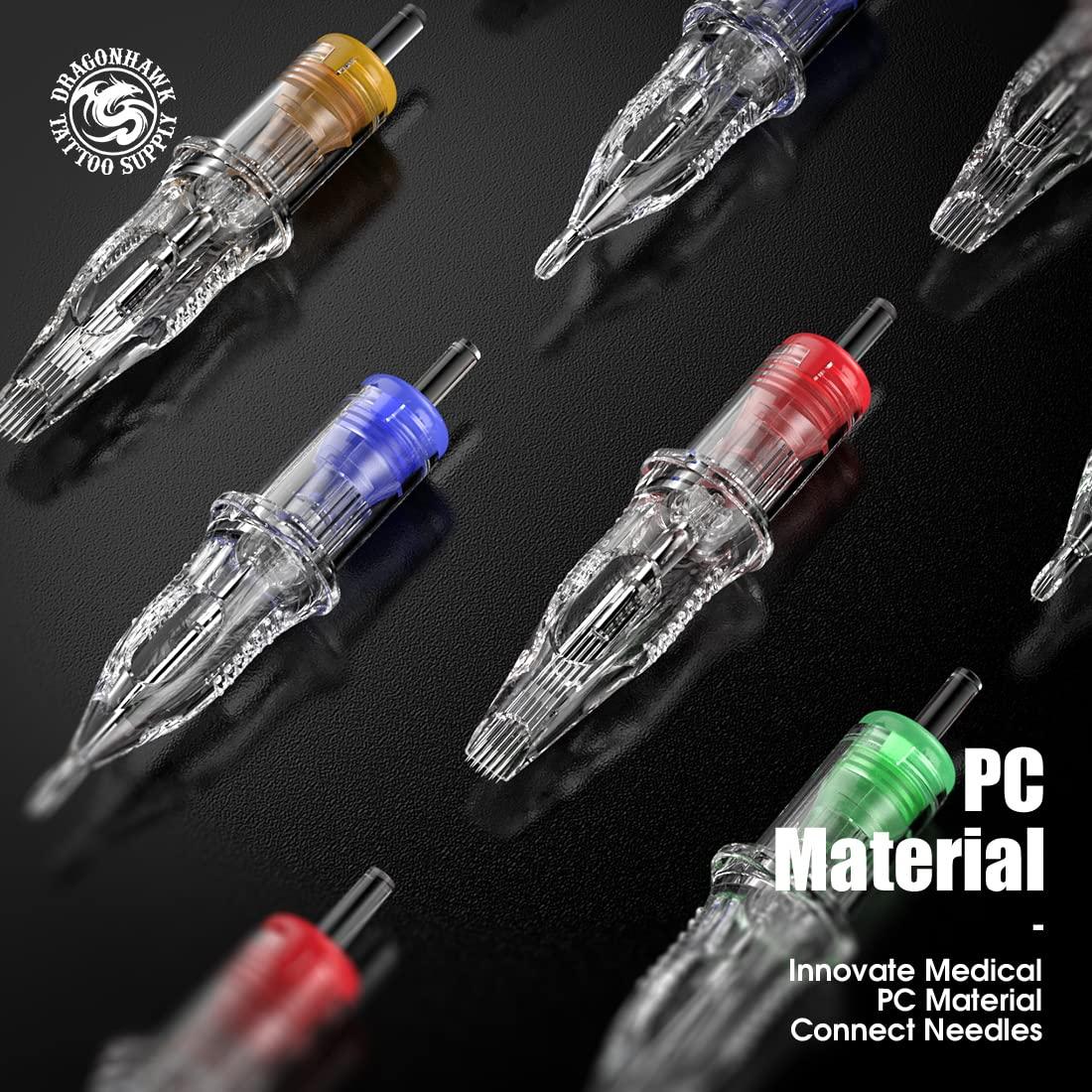 Agujas de Tatuaje Dragonhawk 1007RM 20Pcs Magnum Redonda