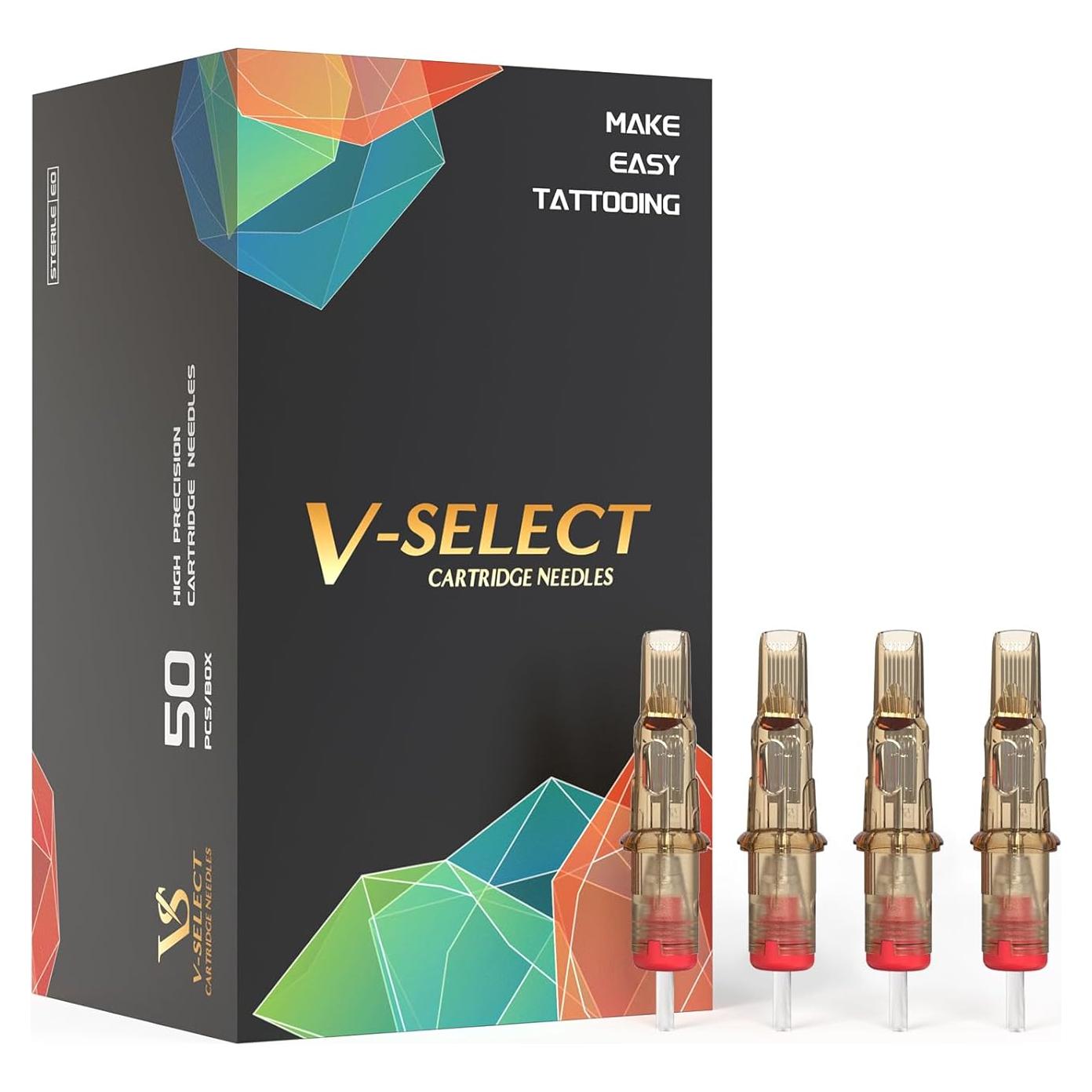 Agujas de Tatuaje EZ Tattoo #12 Variadas 50Pcs Magnum