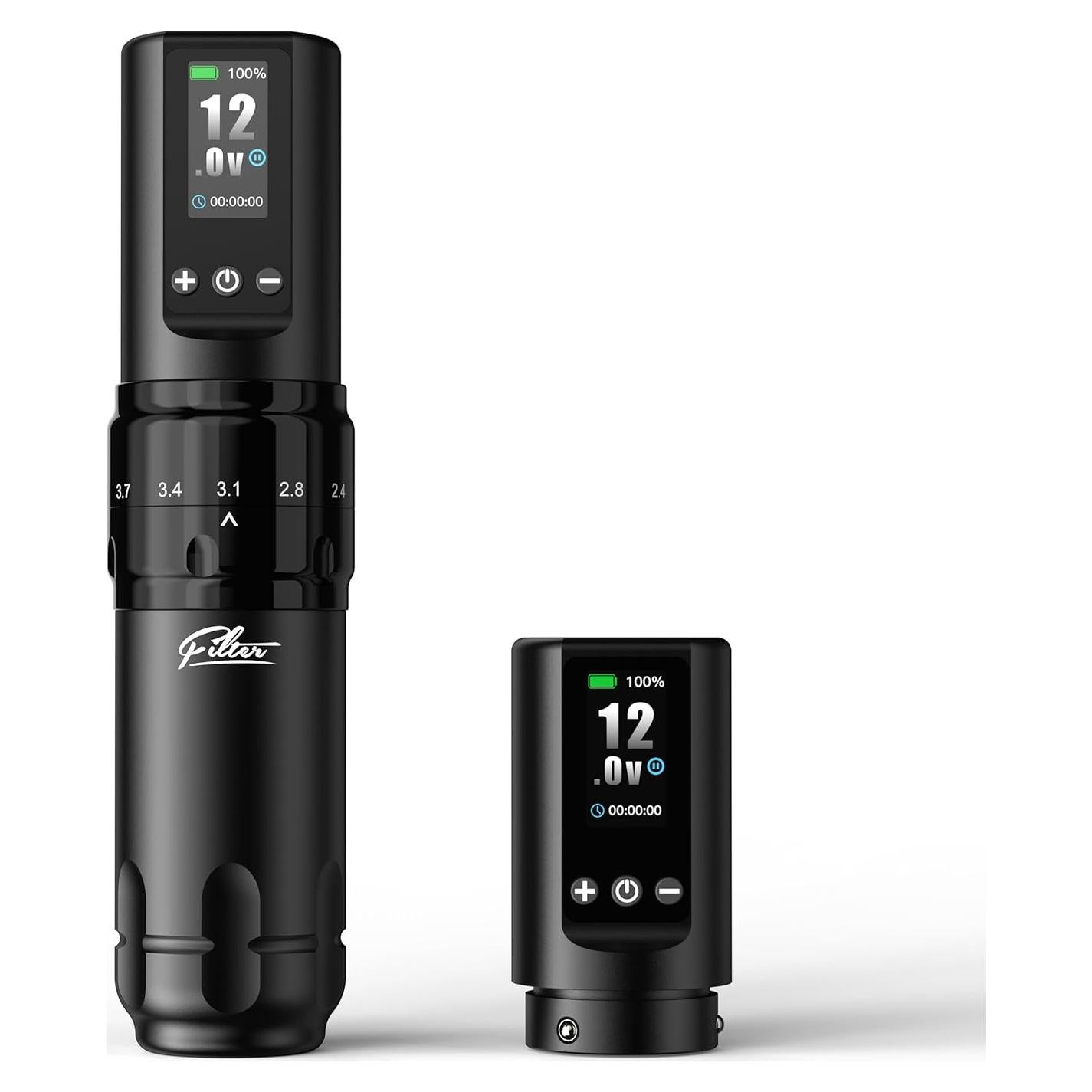 Máquina de Tatuaje Filter X30 7 Golpes 2.0-4.0mm Inalámbrica