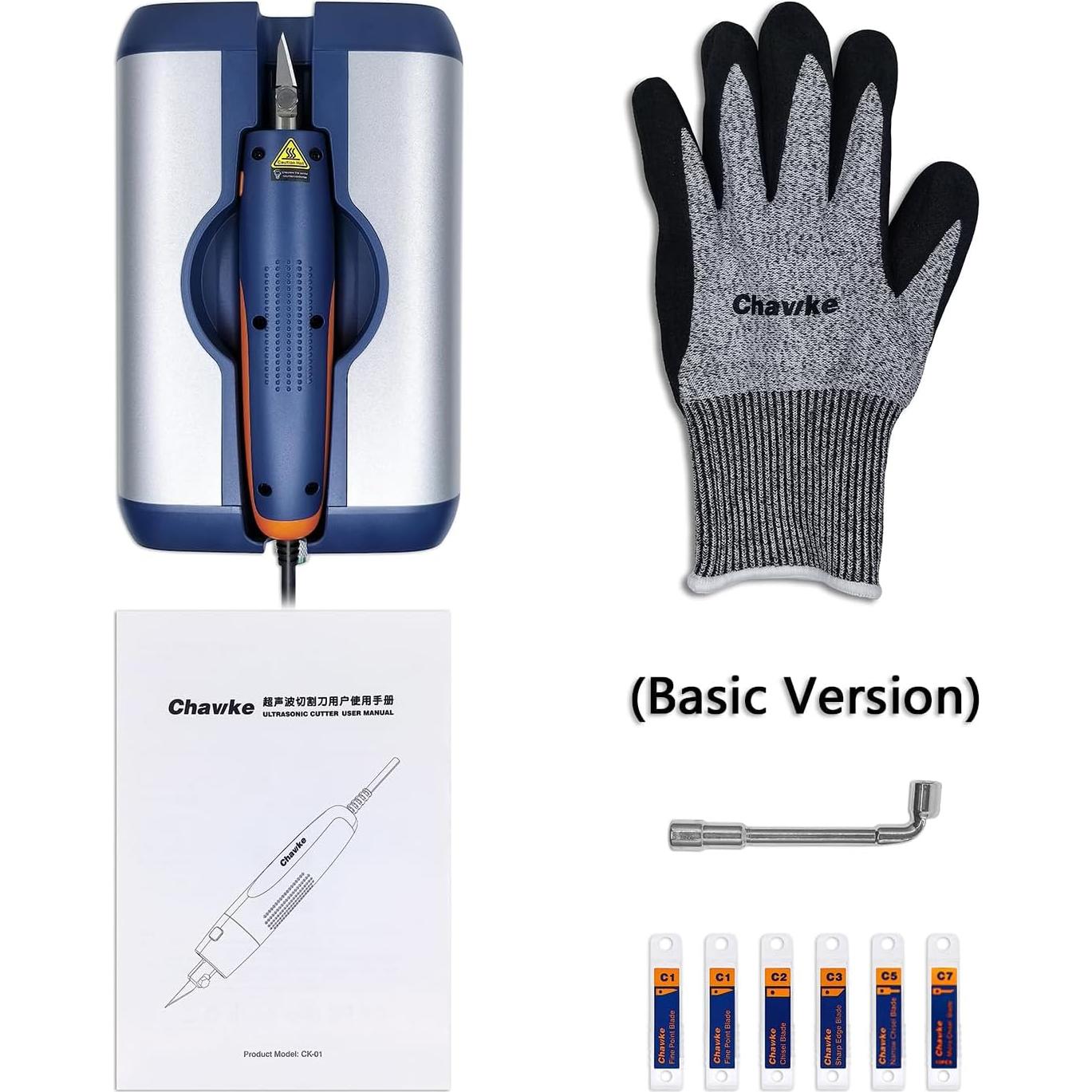 Cuchillo Cortador Ultrasónico Chavike 65W 40kHz DIY Herramientas