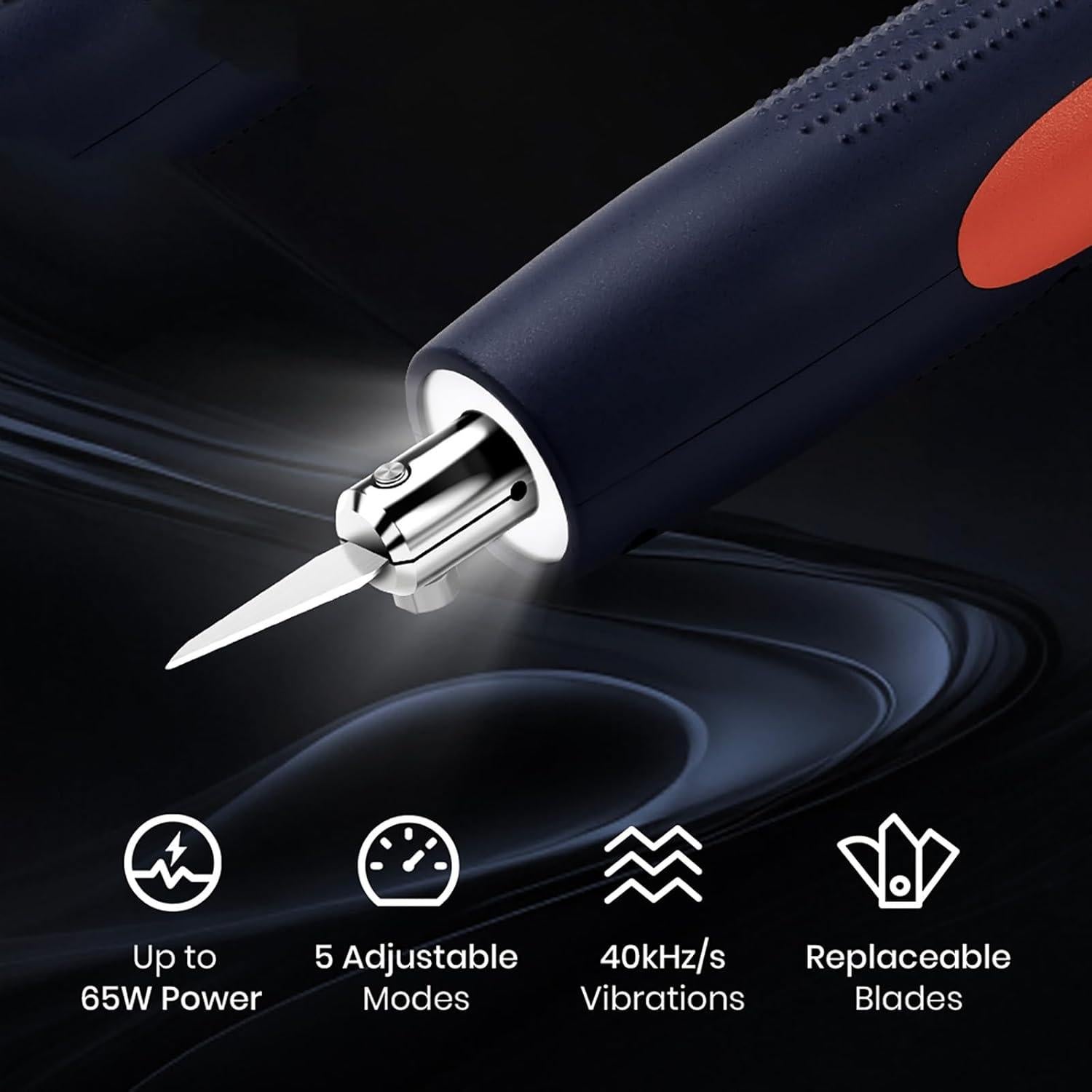 Cuchillo Cortador Ultrasónico Chavike 65W 40kHz DIY Herramientas