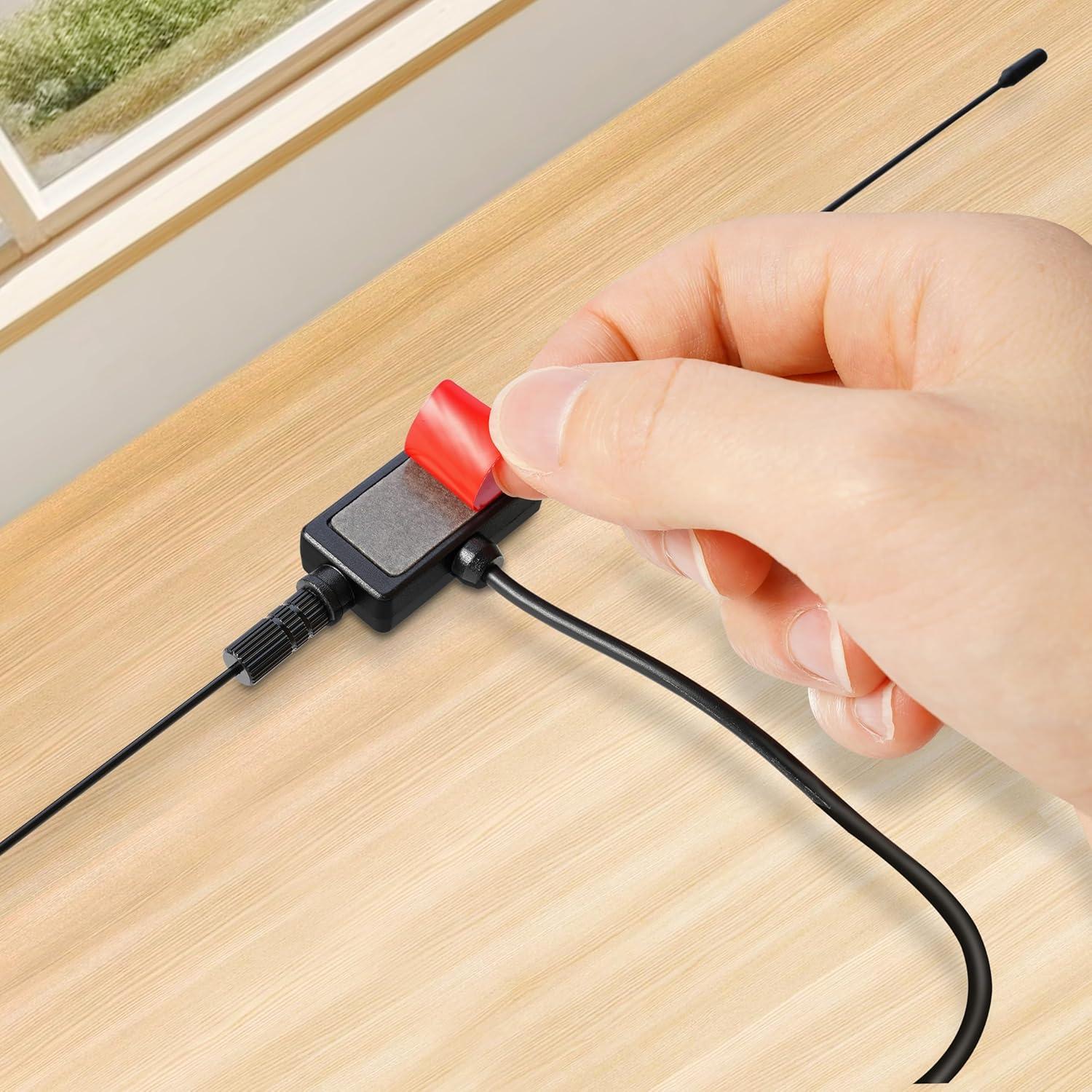 Antena Dipolo FM Universal Kai Han 75 Ohm 4,88 m Conector F