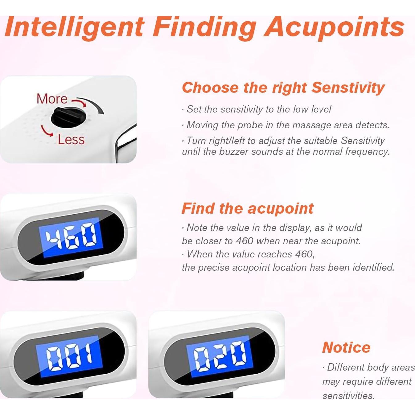 Bolígrafo de Acupuntura Electrónica iVolconn Recargable 20 Niveles