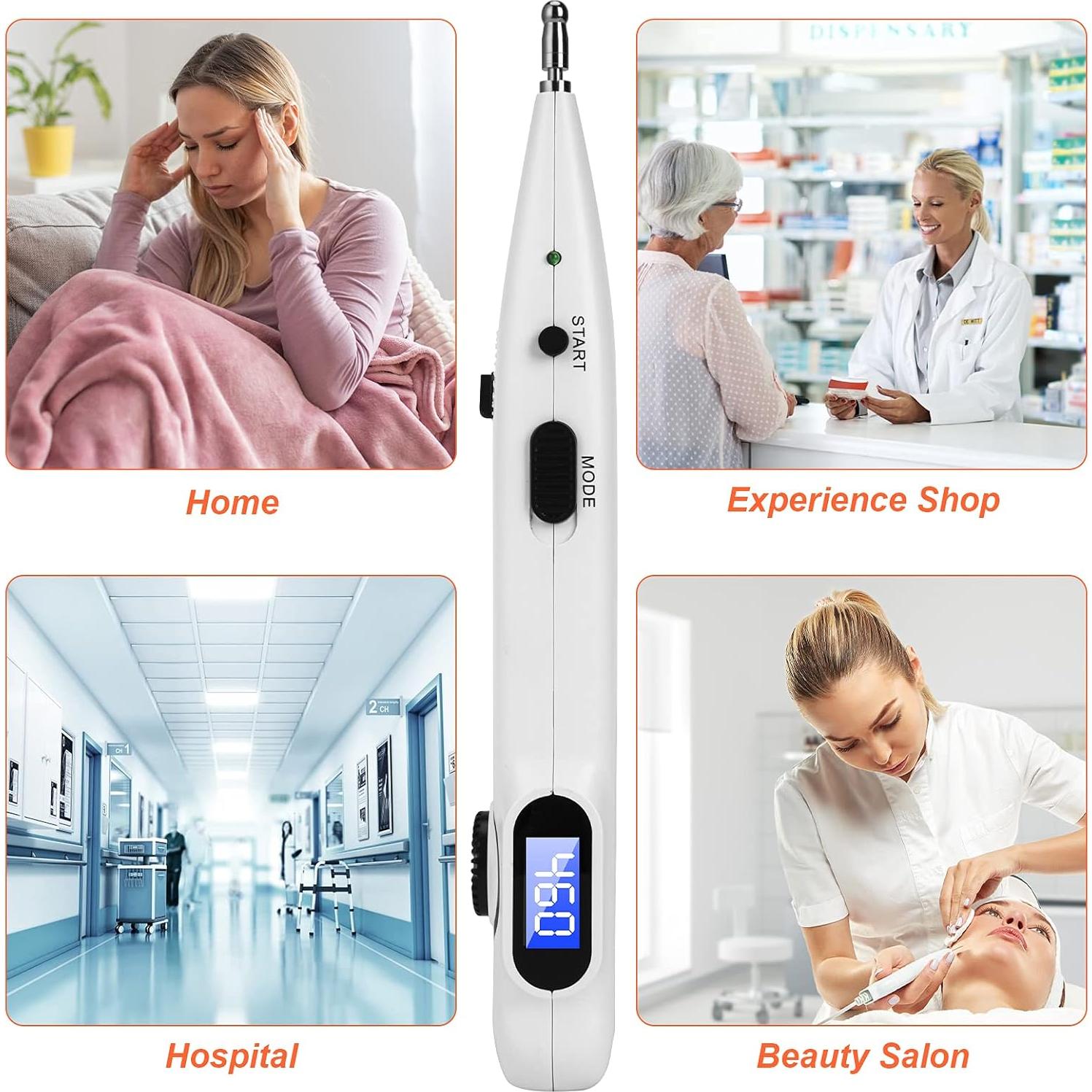 Bolígrafo de Acupuntura Electrónica iVolconn Recargable 20 Niveles