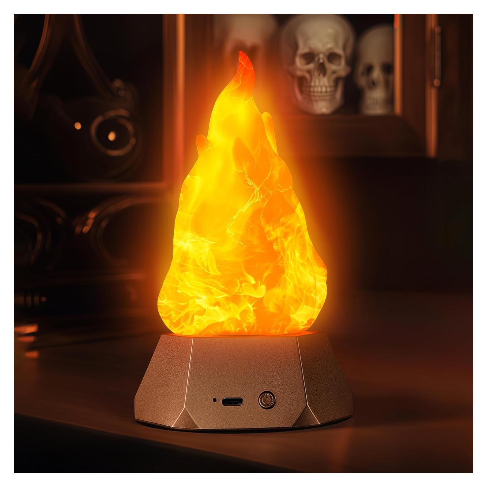 Lámpara de Llama Parpadeante BlcTec USB Recargable 3 Modos