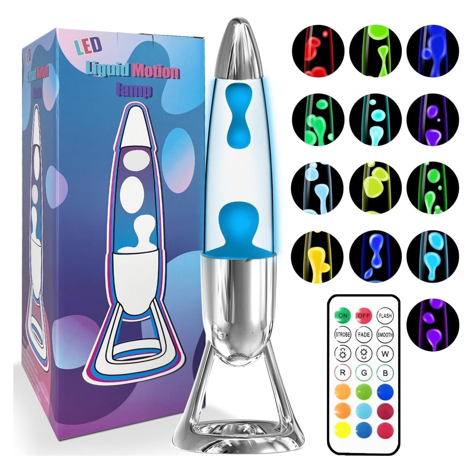 Lámpara de Movimiento Líquido WANNALAMP 35.56 cm Plata