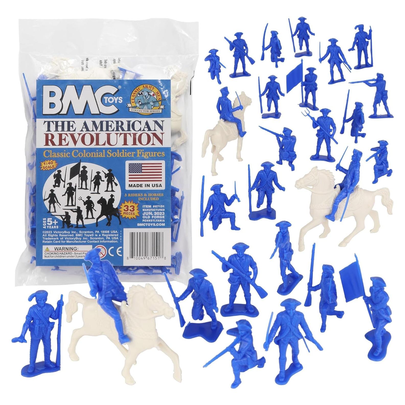 Figuras de Soldados Coloniales BMC 33 Piezas 1:40