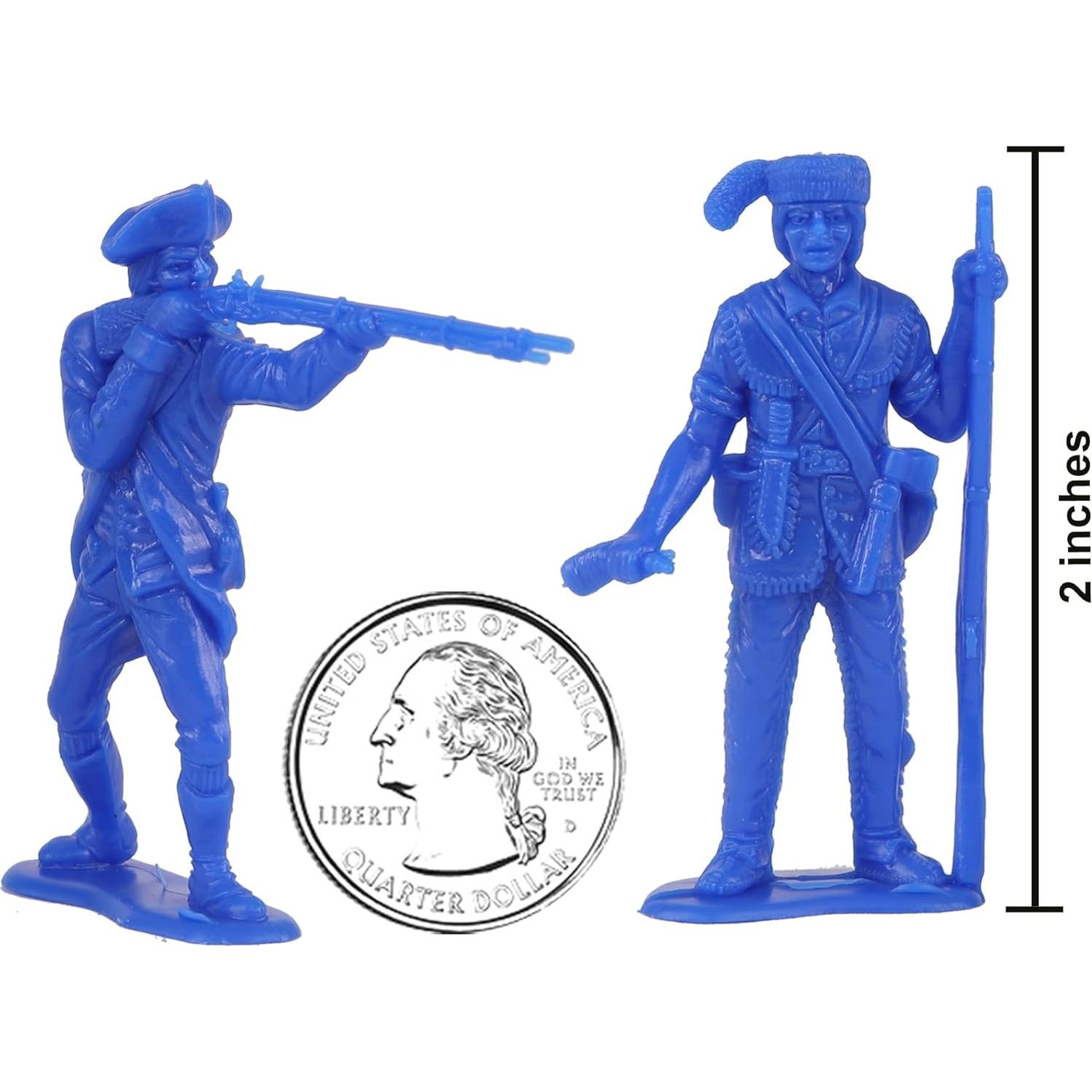 Figuras de Soldados Coloniales BMC 33 Piezas 1:40