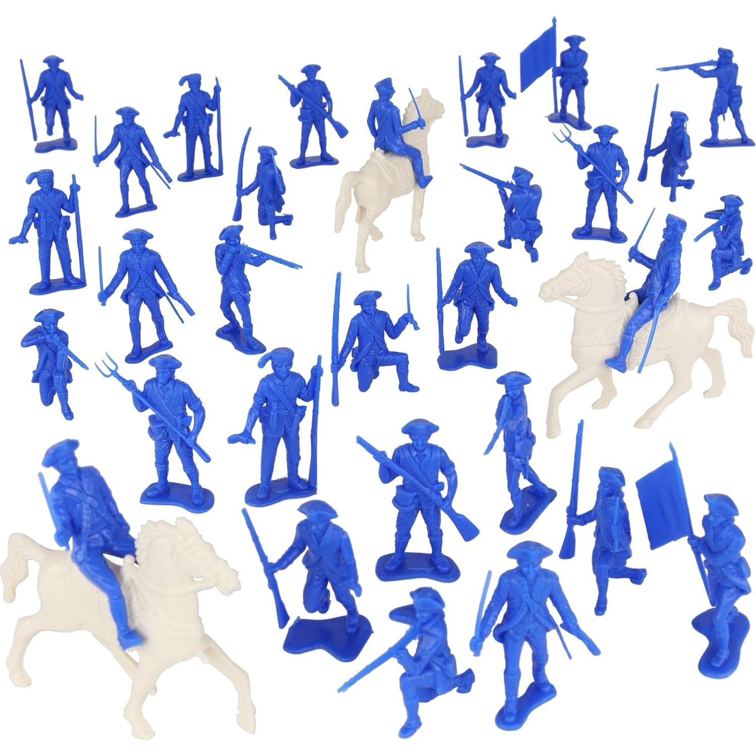 Figuras de Soldados Coloniales BMC 33 Piezas 1:40
