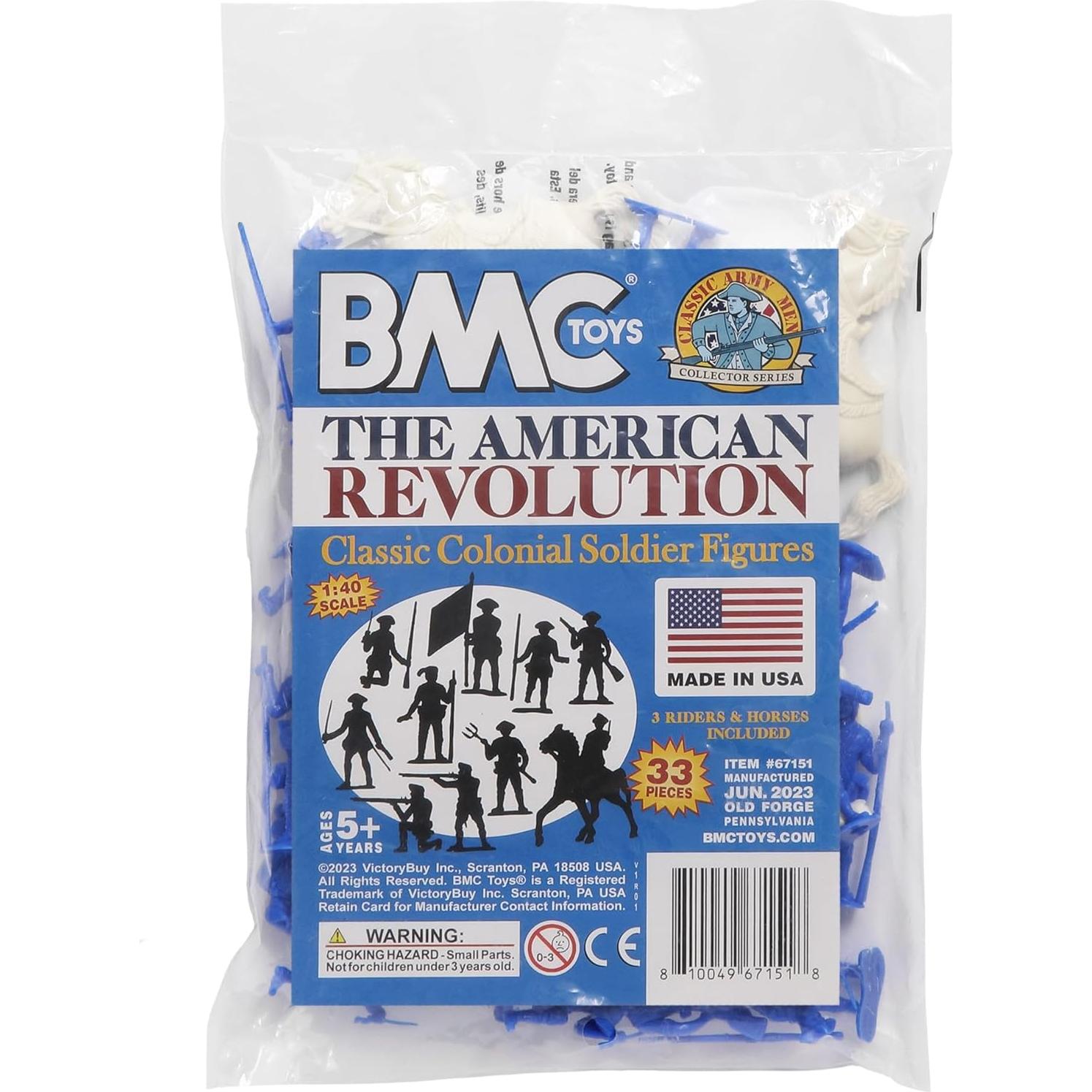 Figuras de Soldados Coloniales BMC 33 Piezas 1:40