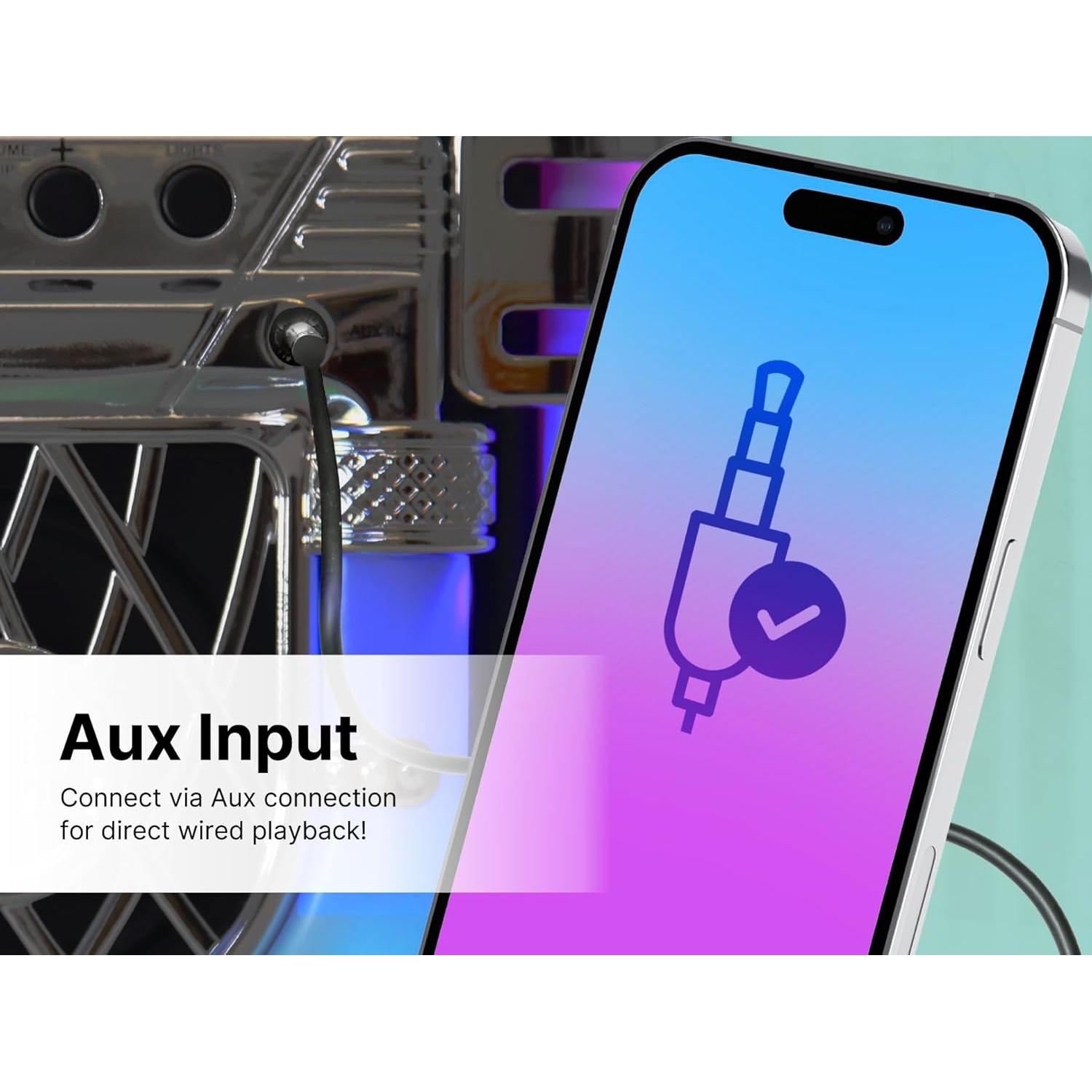 Mini Jukebox Bluetooth VICTOR VDTJ-1000 con LED y Batería