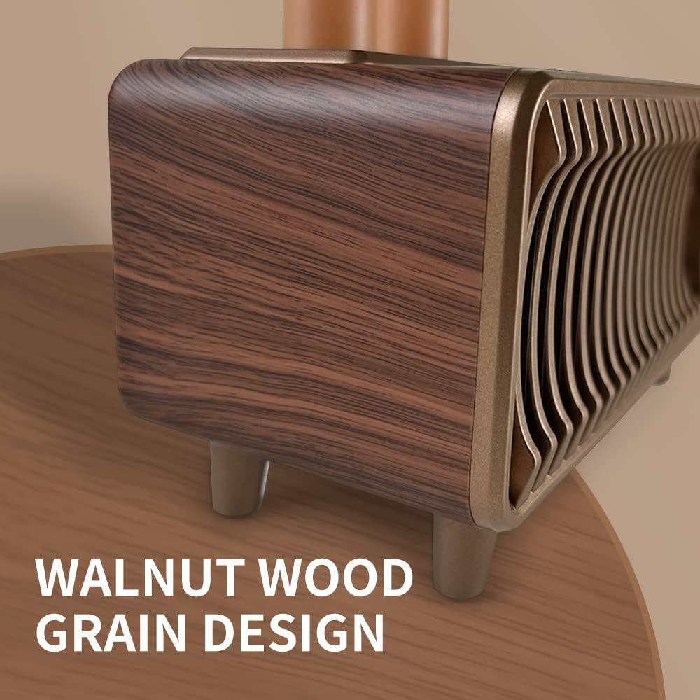 Altavoz Bluetooth Retro CYBORIS T7 Madera Nogal 20W