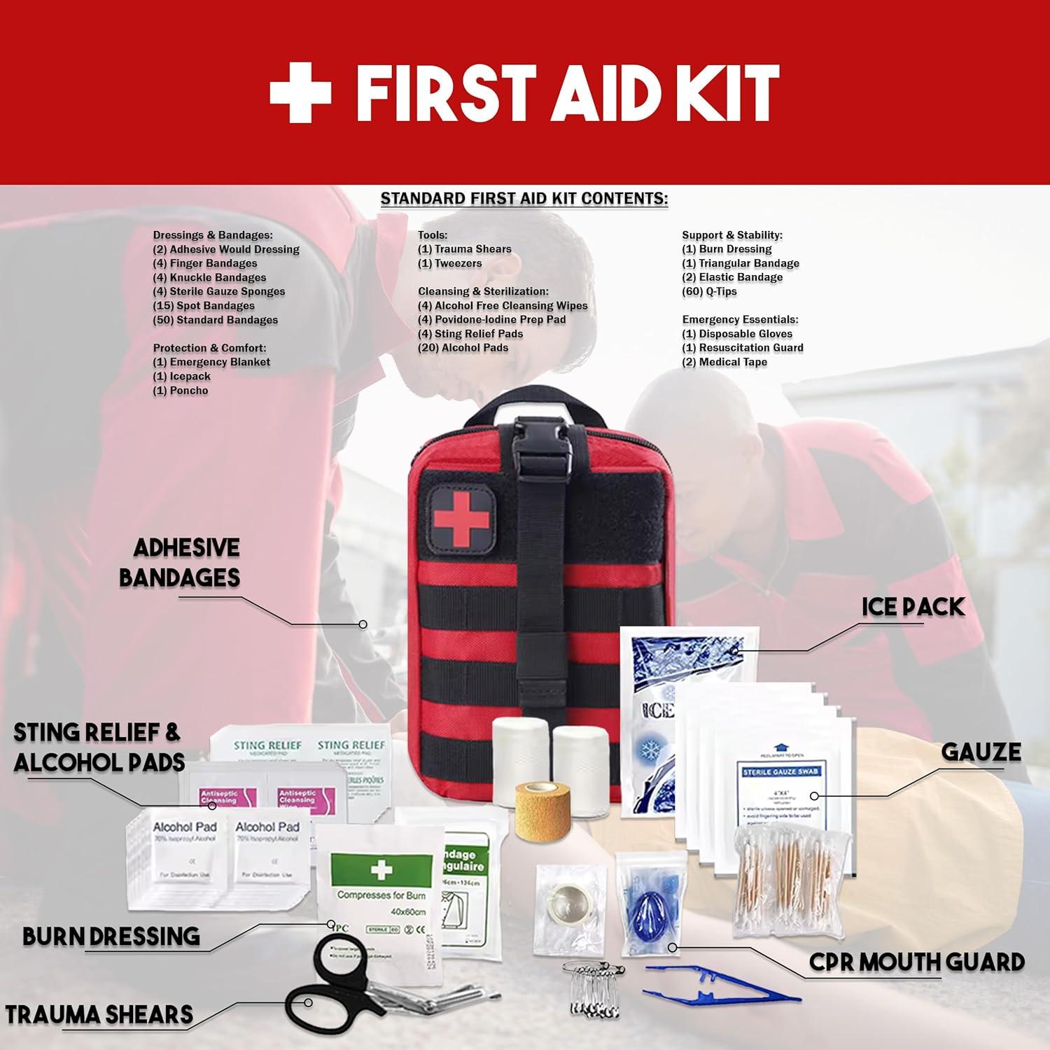 Denver: Premium 72 Hour Survival Backpack with Supplies - 2024 Model Bug Out Bag Backpack - Upgraded Go Bag Emergency Backpack w/Complete Tactical Survival Kit - Bug Out Bag Survival Kit for 2 Person