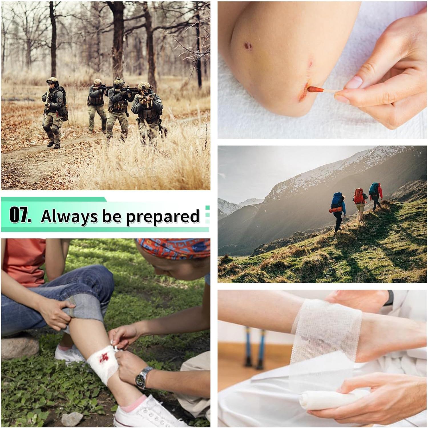 Kit de Primeros Auxilios 171PCS Abpir con Supervivencia y Carpa