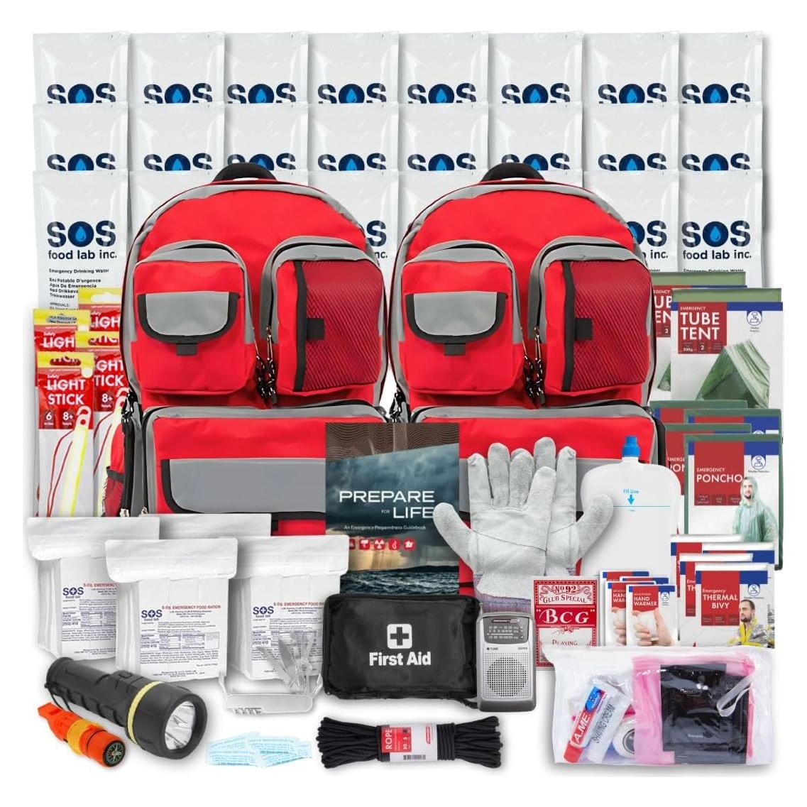 Kit de Emergencia Familiar - Emergency Zone - 4 Personas