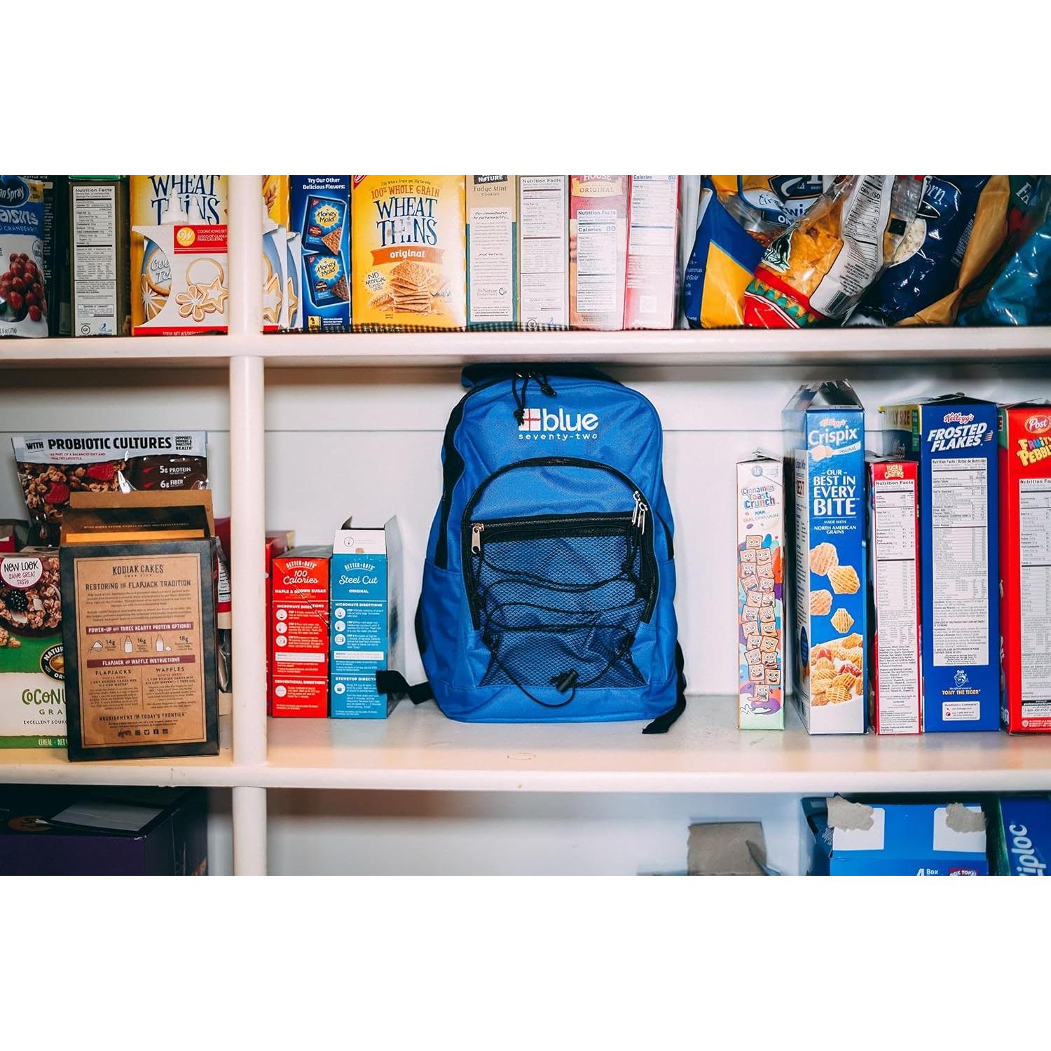 Mochila de Emergencia Blue Seventy-Two 72 Horas 1 Persona