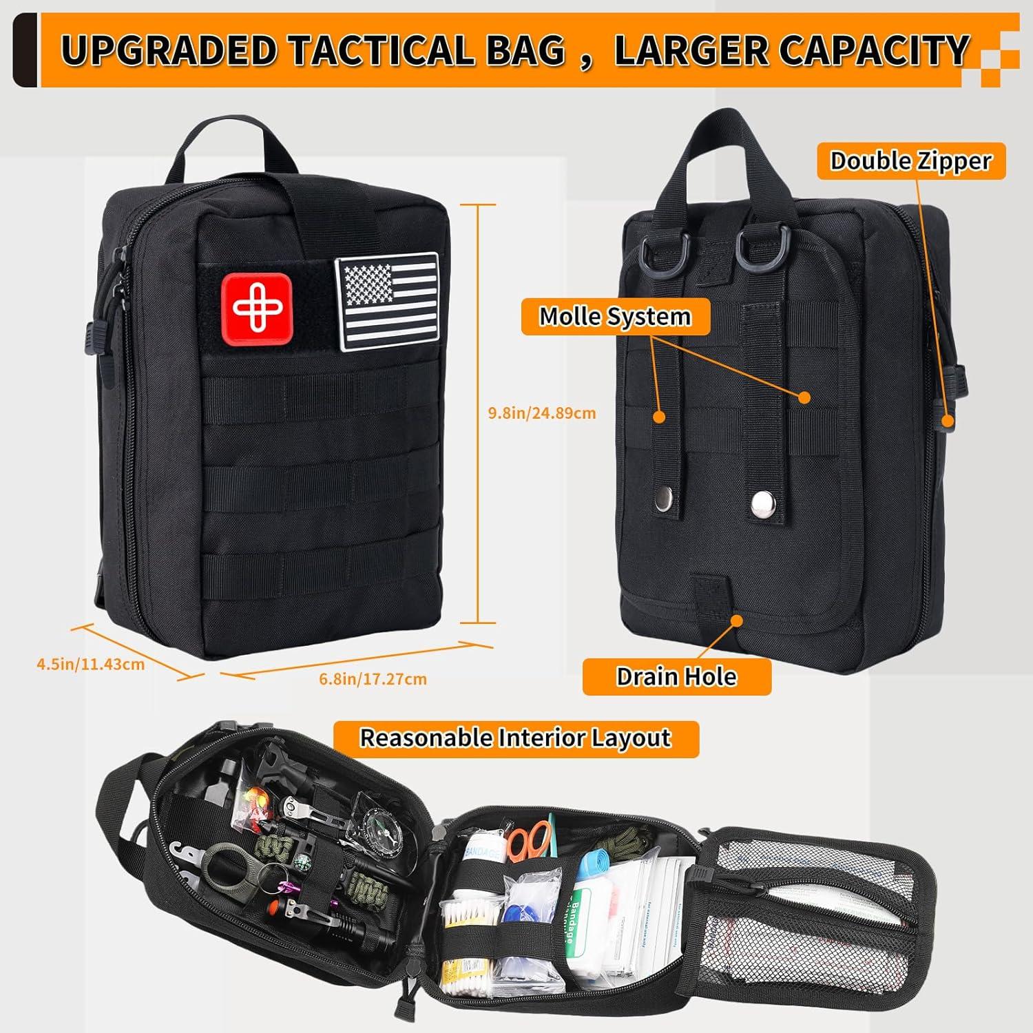 Kit de Supervivencia Uhoolly 252 Piezas para Emergencias