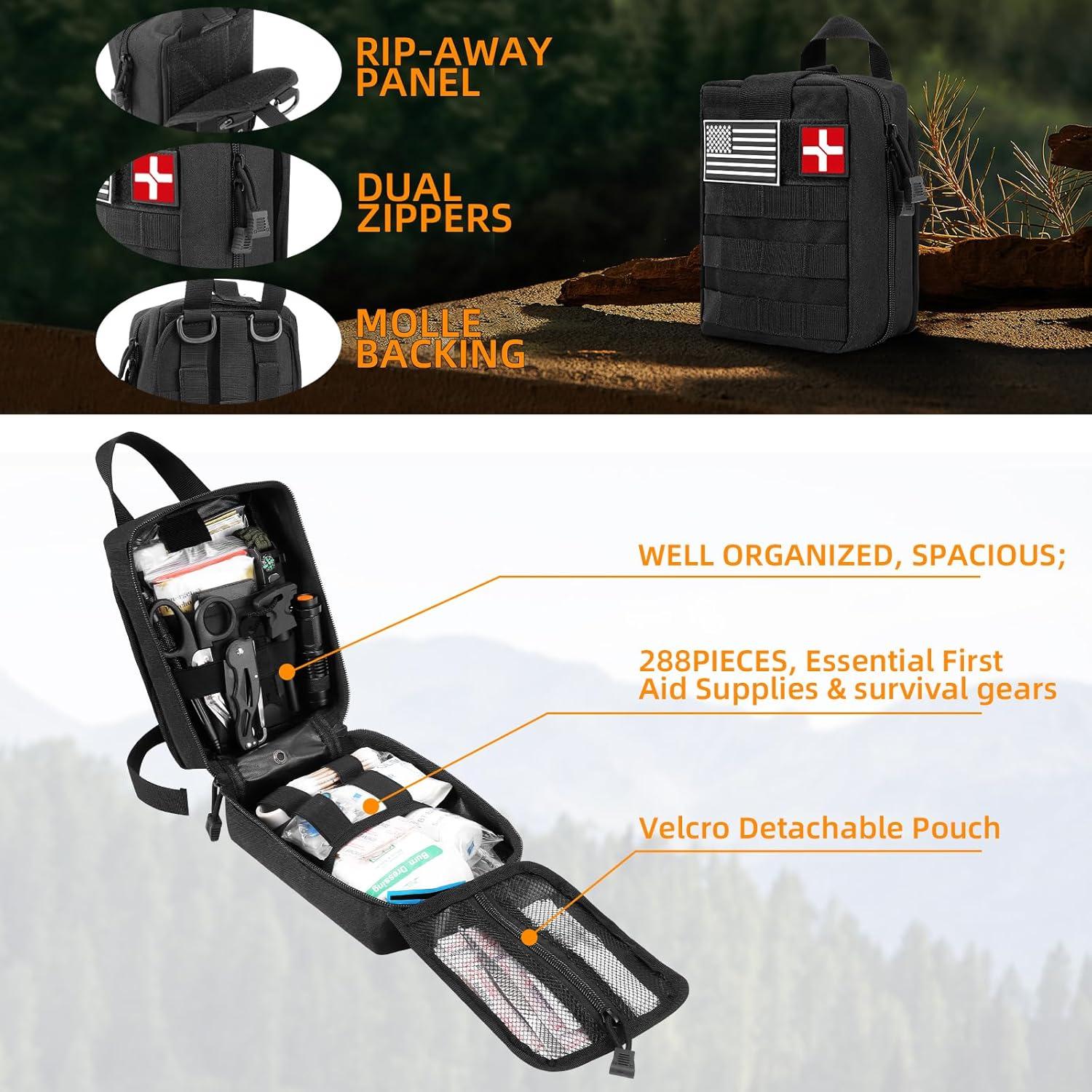 Kit de Primeros Auxilios 288 Piezas Dlmd para Emergencias