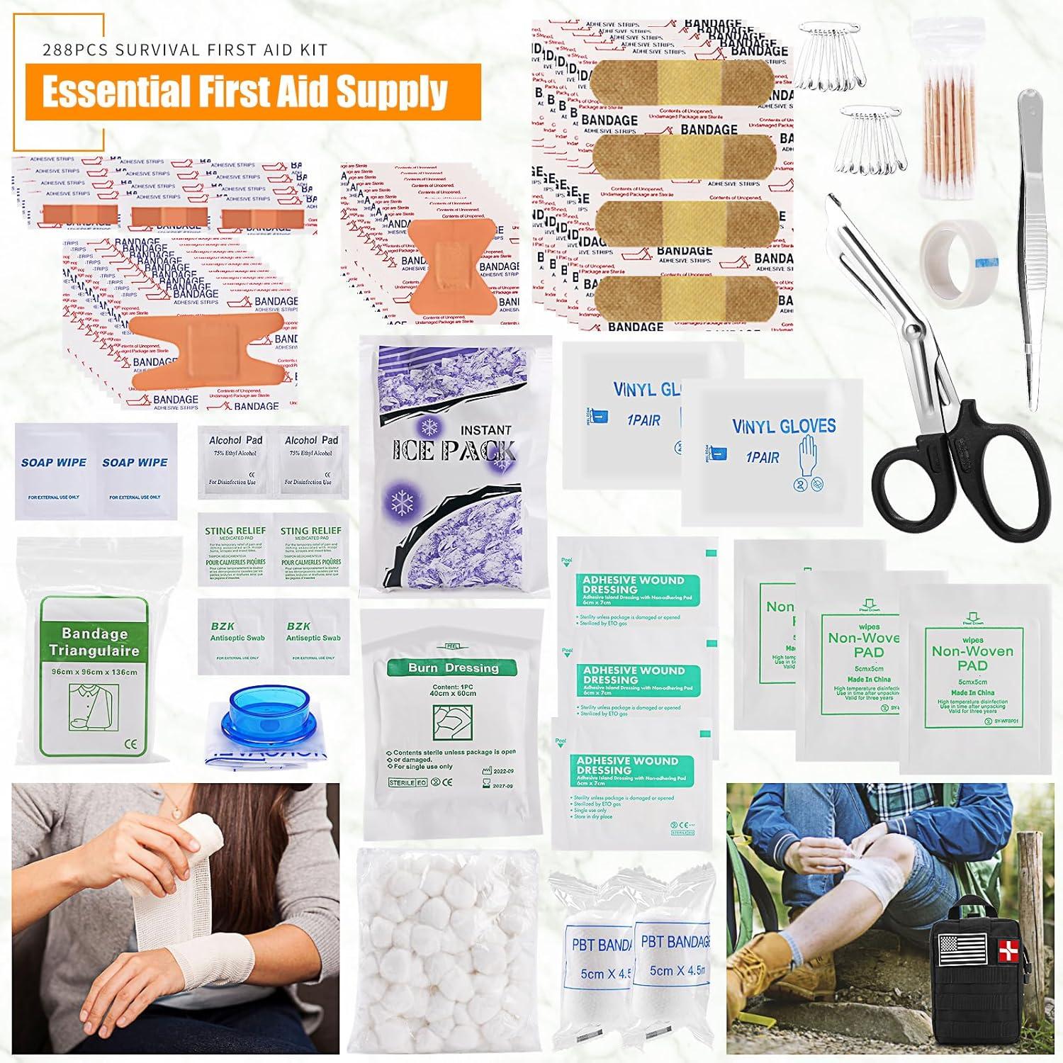 Kit de Primeros Auxilios 288 Piezas Dlmd para Emergencias