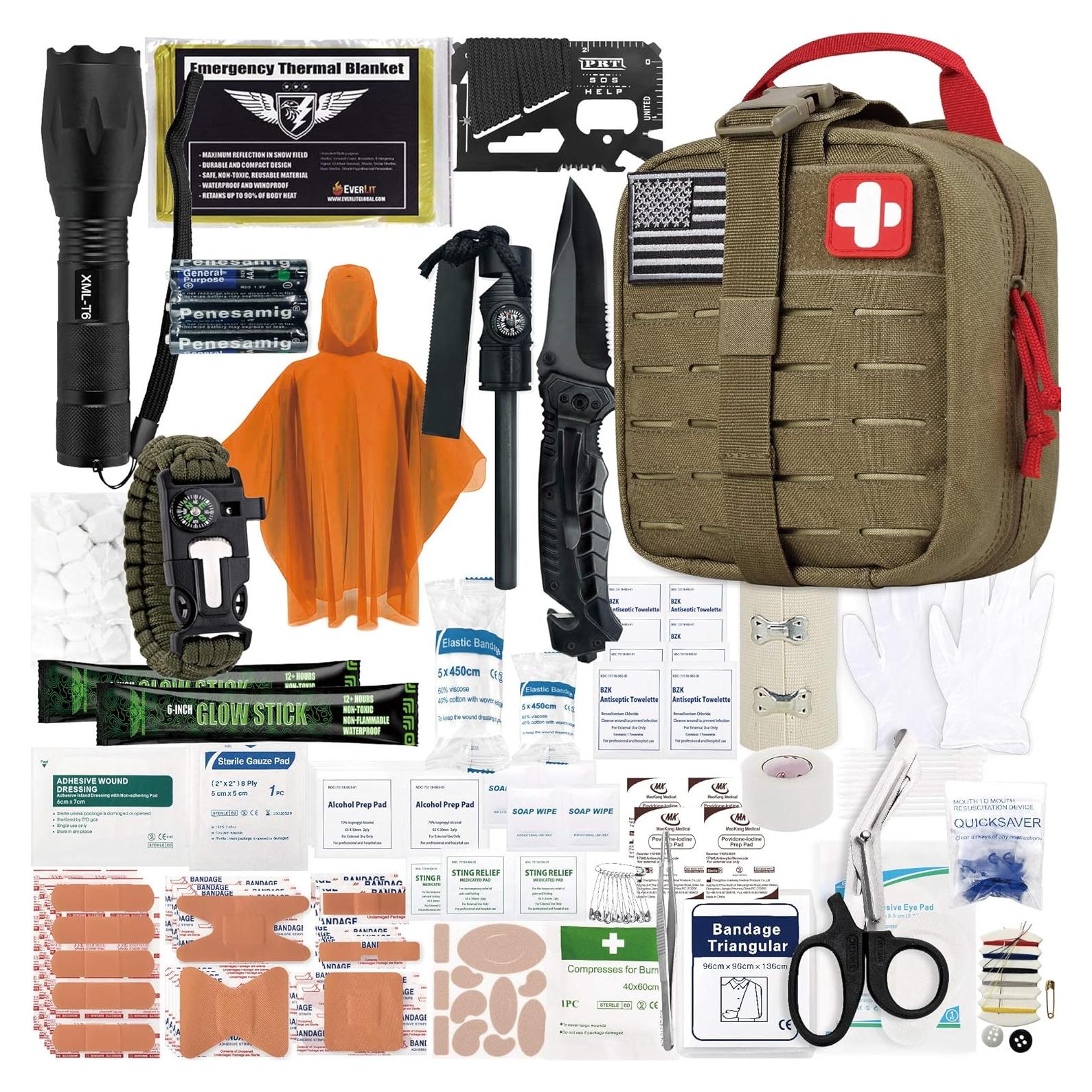 Kit de Primeros Auxilios Everlit 161 Piezas para Emergencias