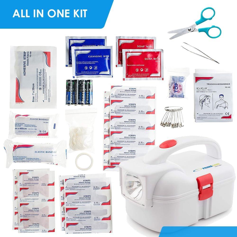 Kit de Emergencia Primacare KB-9005 con Linterna 52 Piezas