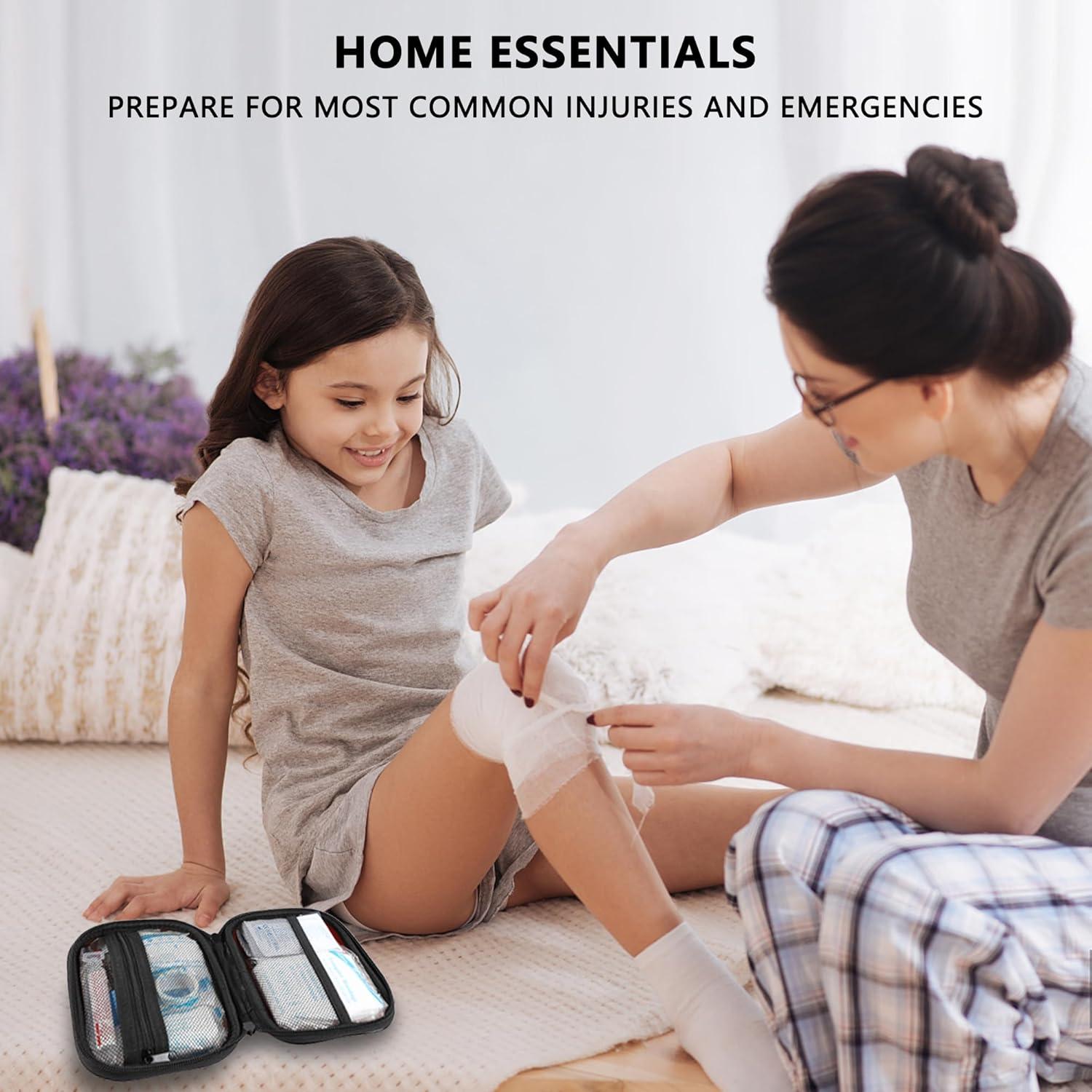 Mini Kit de Primeros Auxilios Atickyaid 120 Piezas Rojo