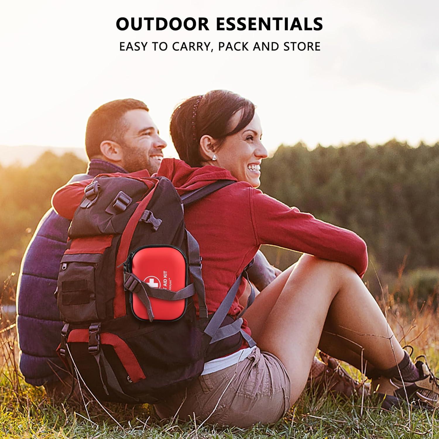 Mini Kit de Primeros Auxilios Atickyaid 120 Piezas Rojo