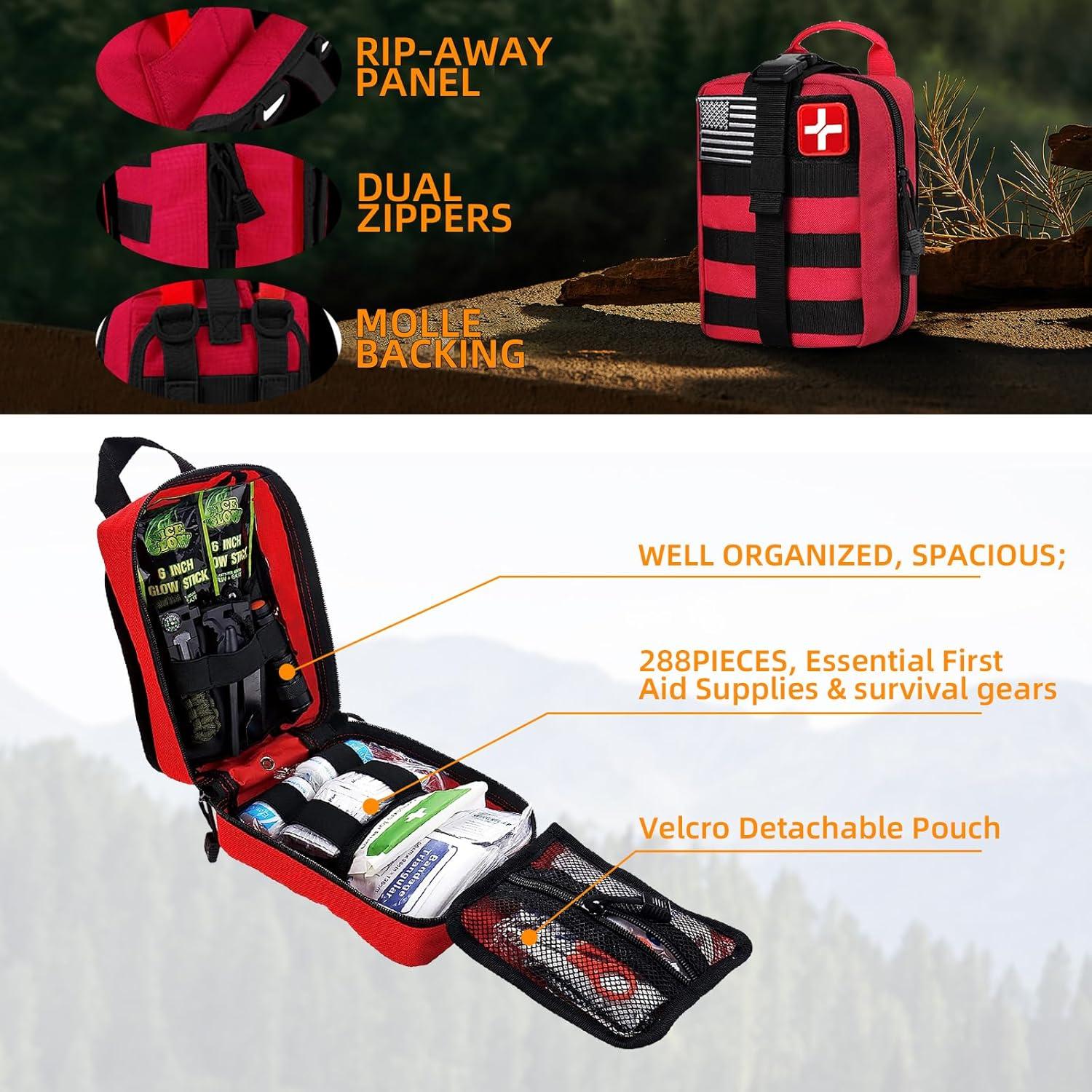 Kit de Primeros Auxilios 288 Piezas Dlmd para Emergencias