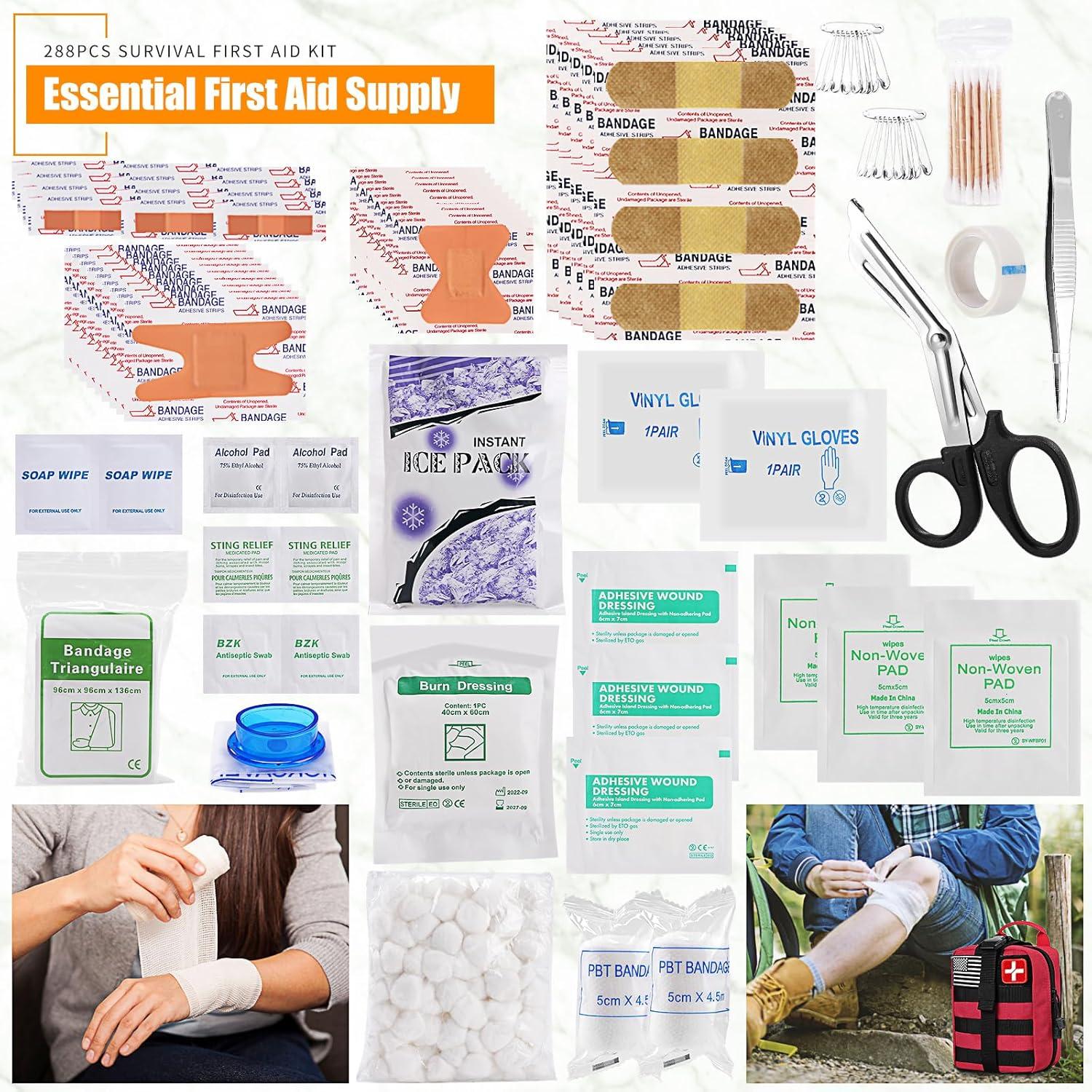 Kit de Primeros Auxilios 288 Piezas Dlmd para Emergencias