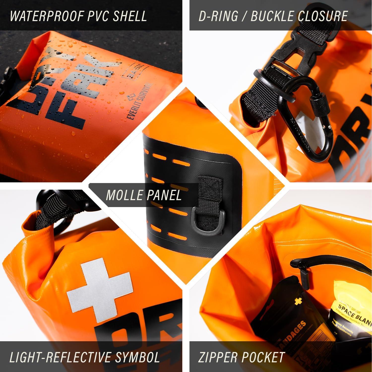 Kit de Primeros Auxilios EVERLIT 290 Piezas Impermeable