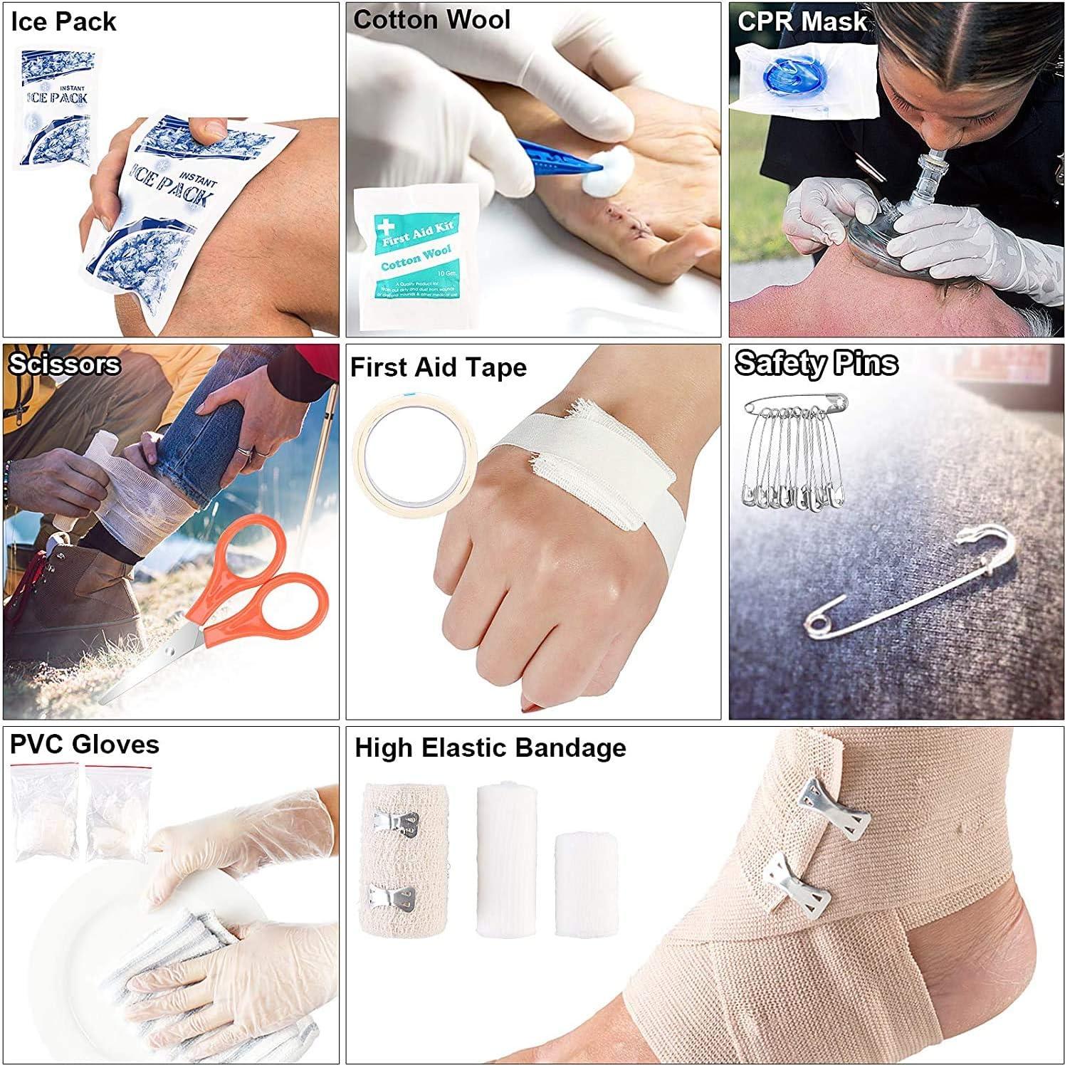 Kit de Primeros Auxilios 216 Piezas Verifygear Verde