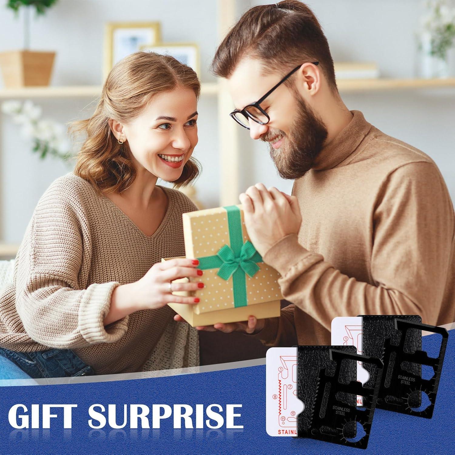 WILLBOND 24 Herramientas de Supervivencia 11 en 1 Negro