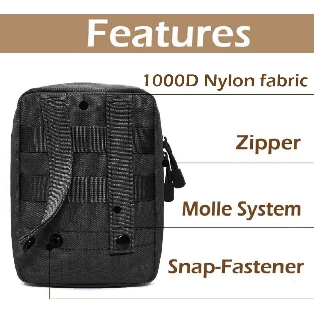 Kit de Primeros Auxilios Terrernce Bolsa Médica Táctica Negra